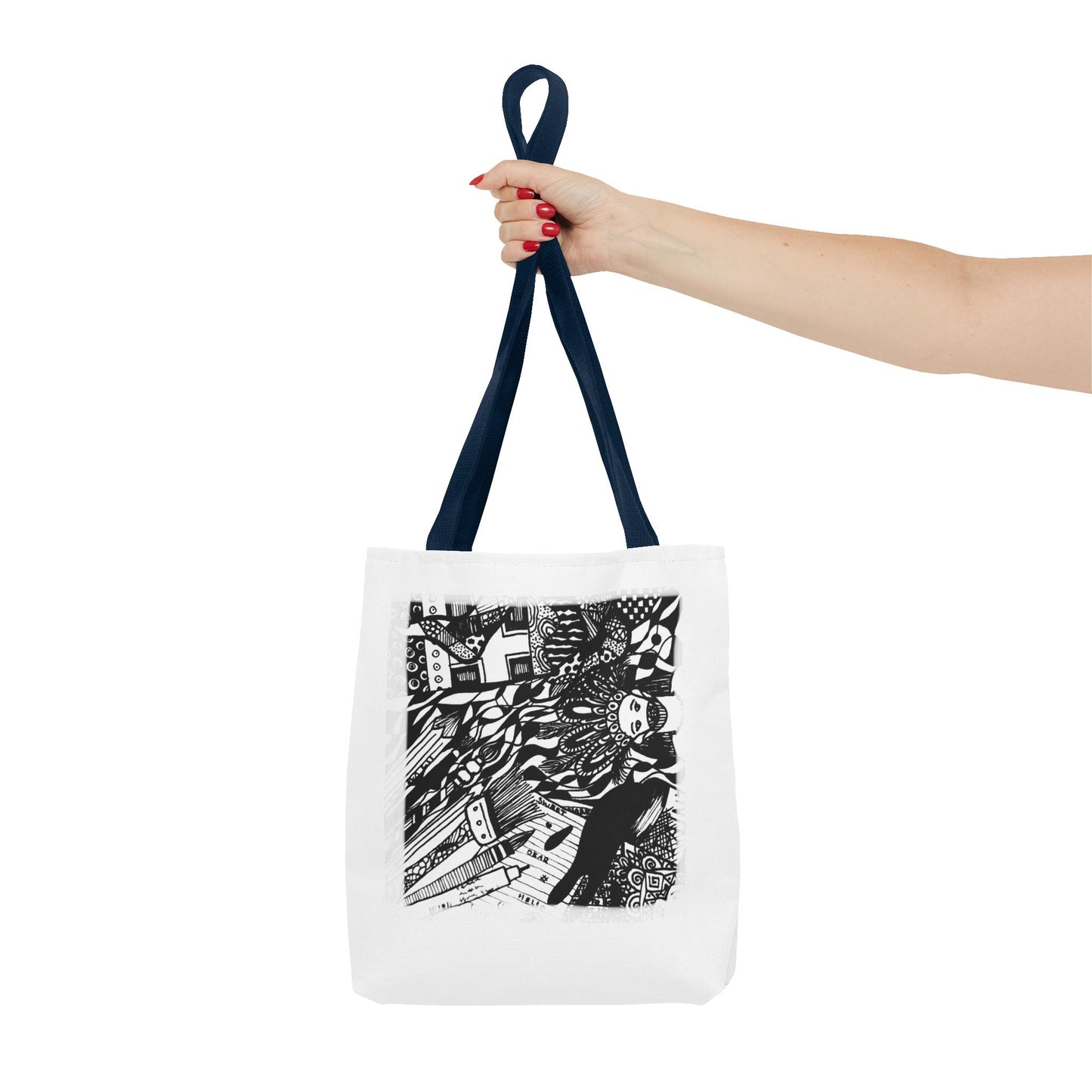Tote bag Stoffen draagtas met creatieve opdruk