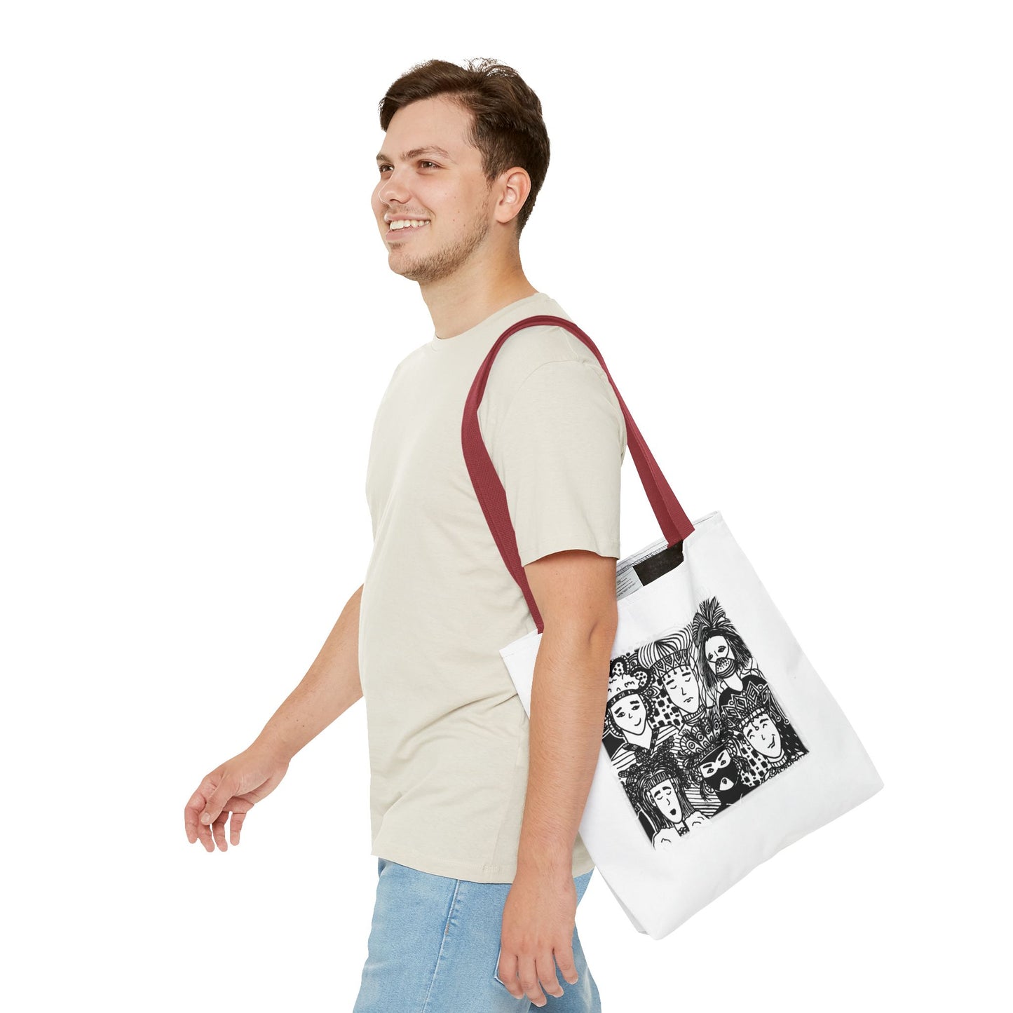 Tote bag Stoffen draagtas met opdruk