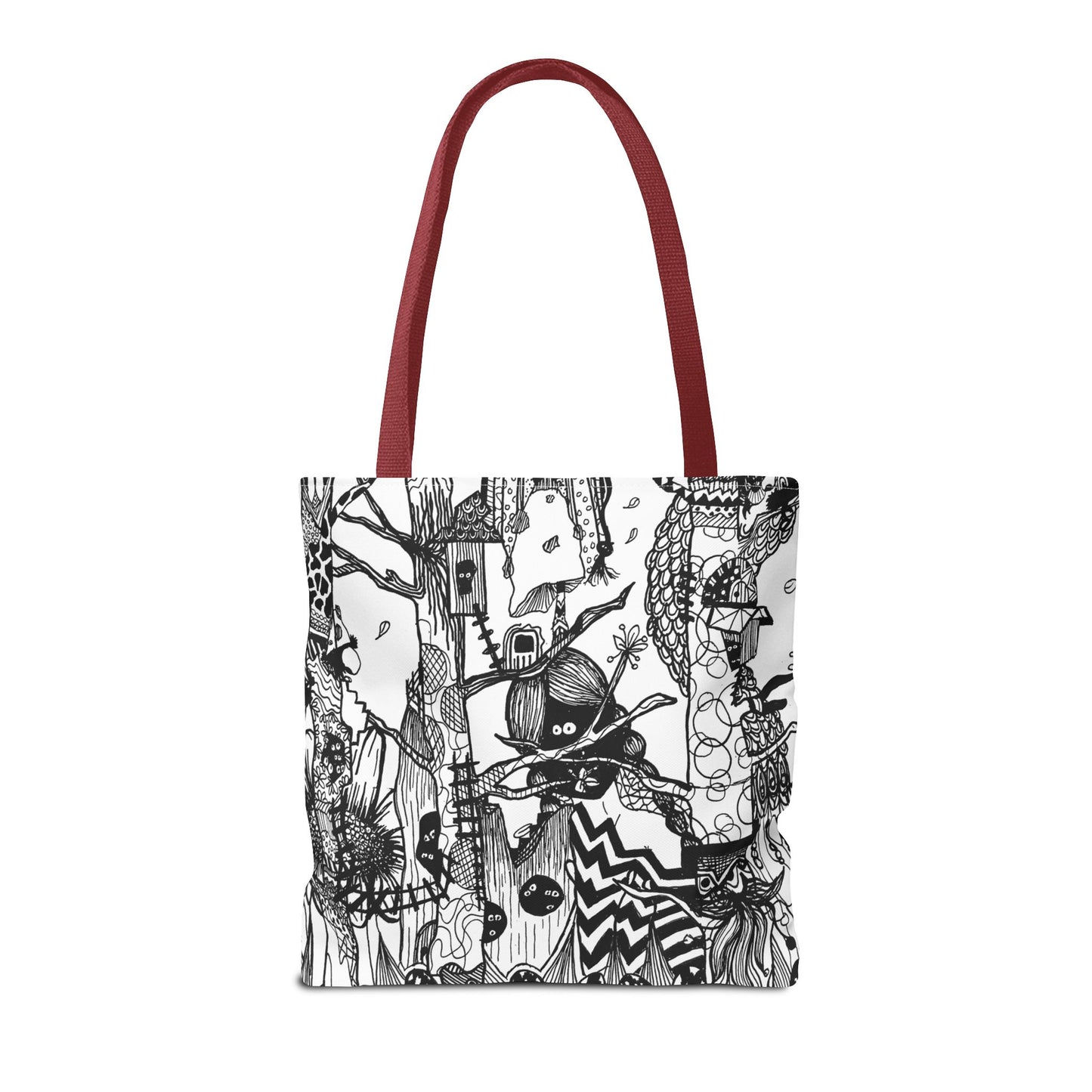 Tote bag Stoffen draagtas Unieke Illustratie