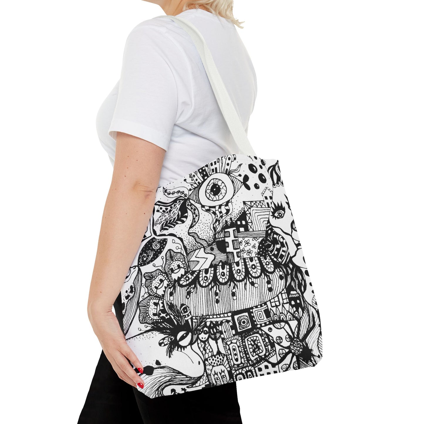 Tote bag Stoffen draagtas Fisch