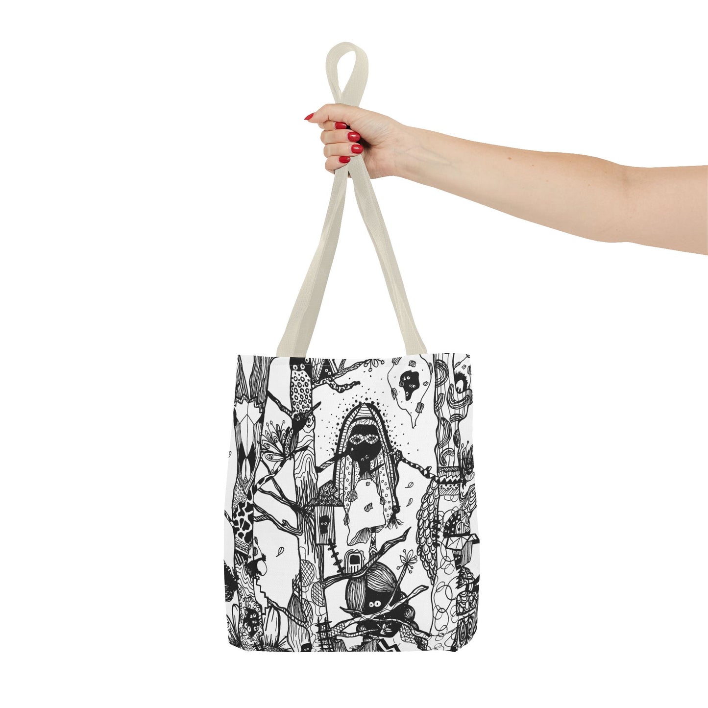 Tote bag Stoffen draagtas Unieke Illustratie