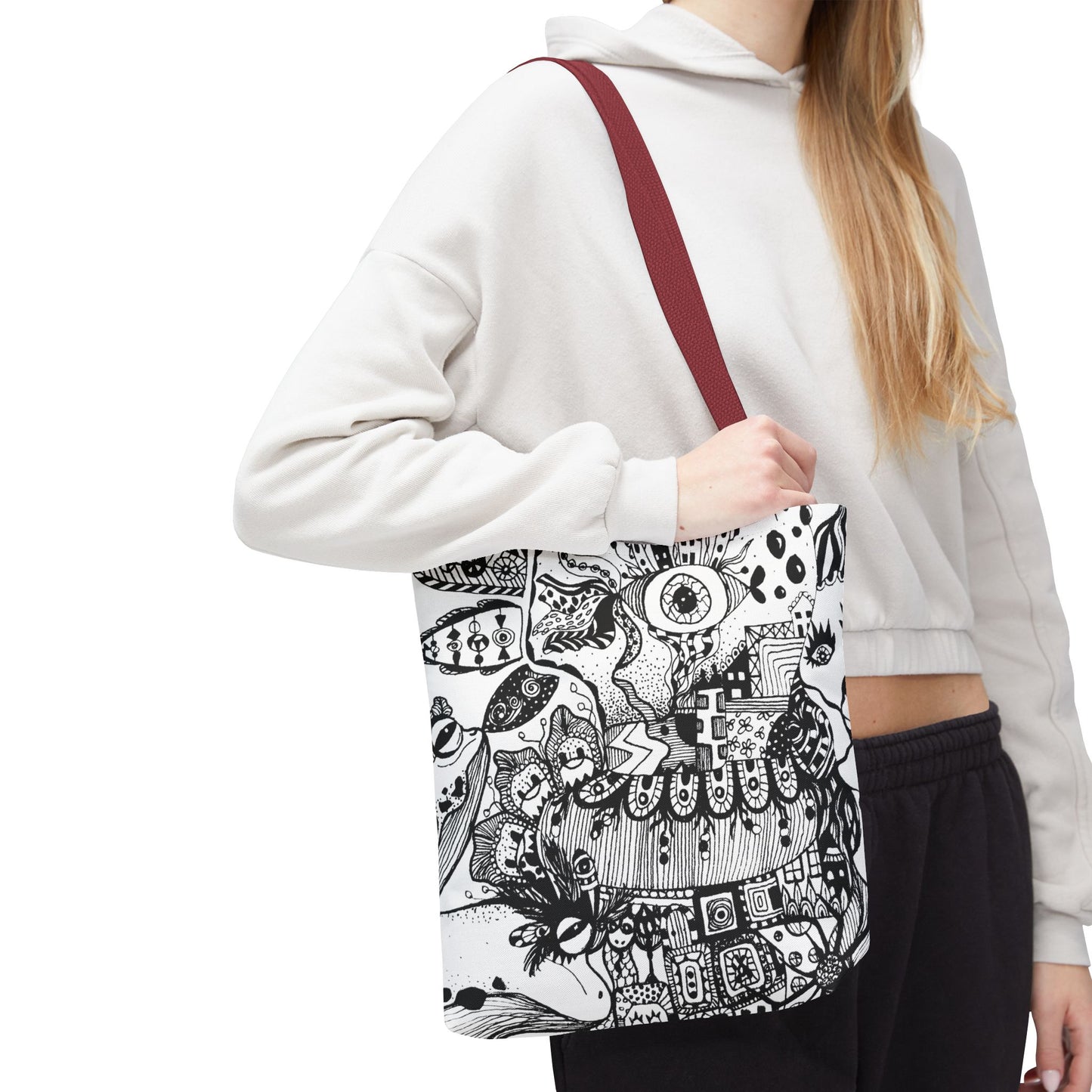 Tote bag Stoffen draagtas Fisch