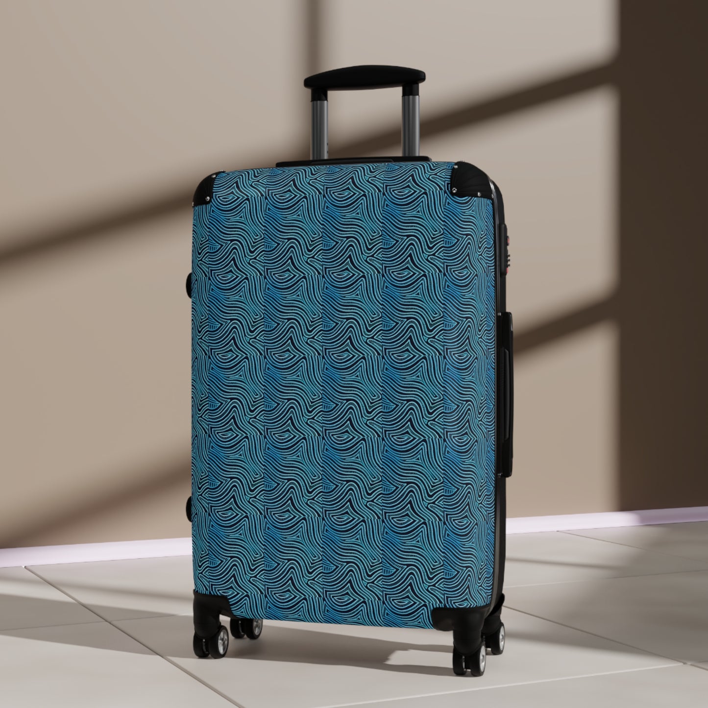 Reiskoffer met Blauw Design
