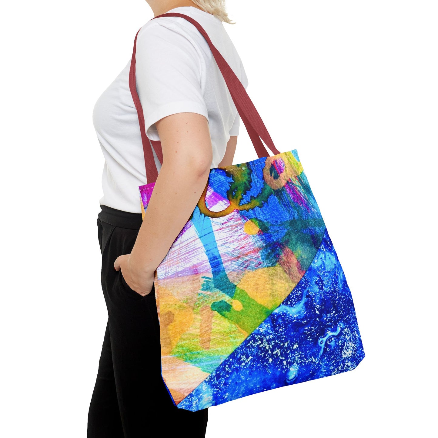 Tote bag Stoffen draagtas Colourful Ocean