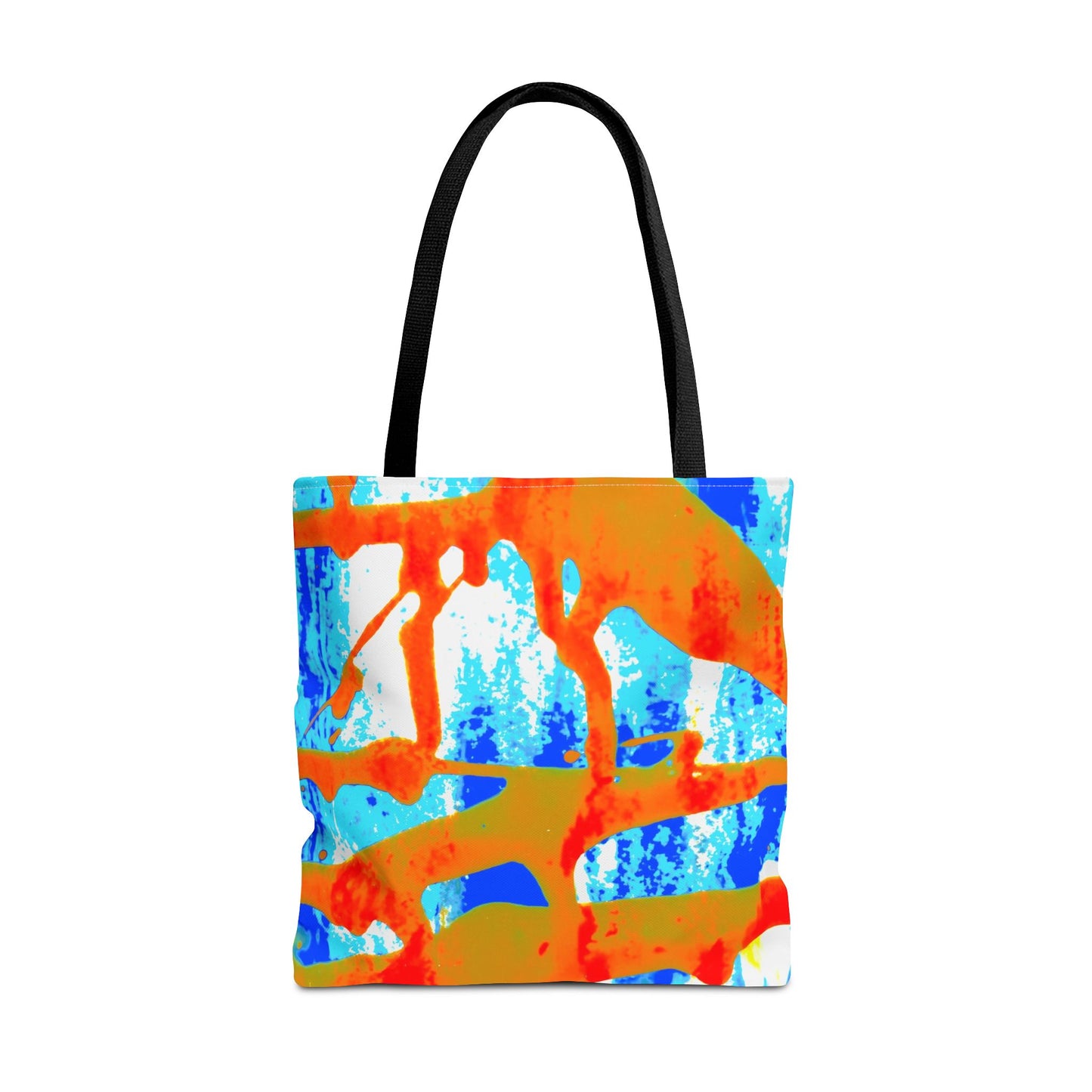 Tote bag Stoffen draagtas Blue Orange