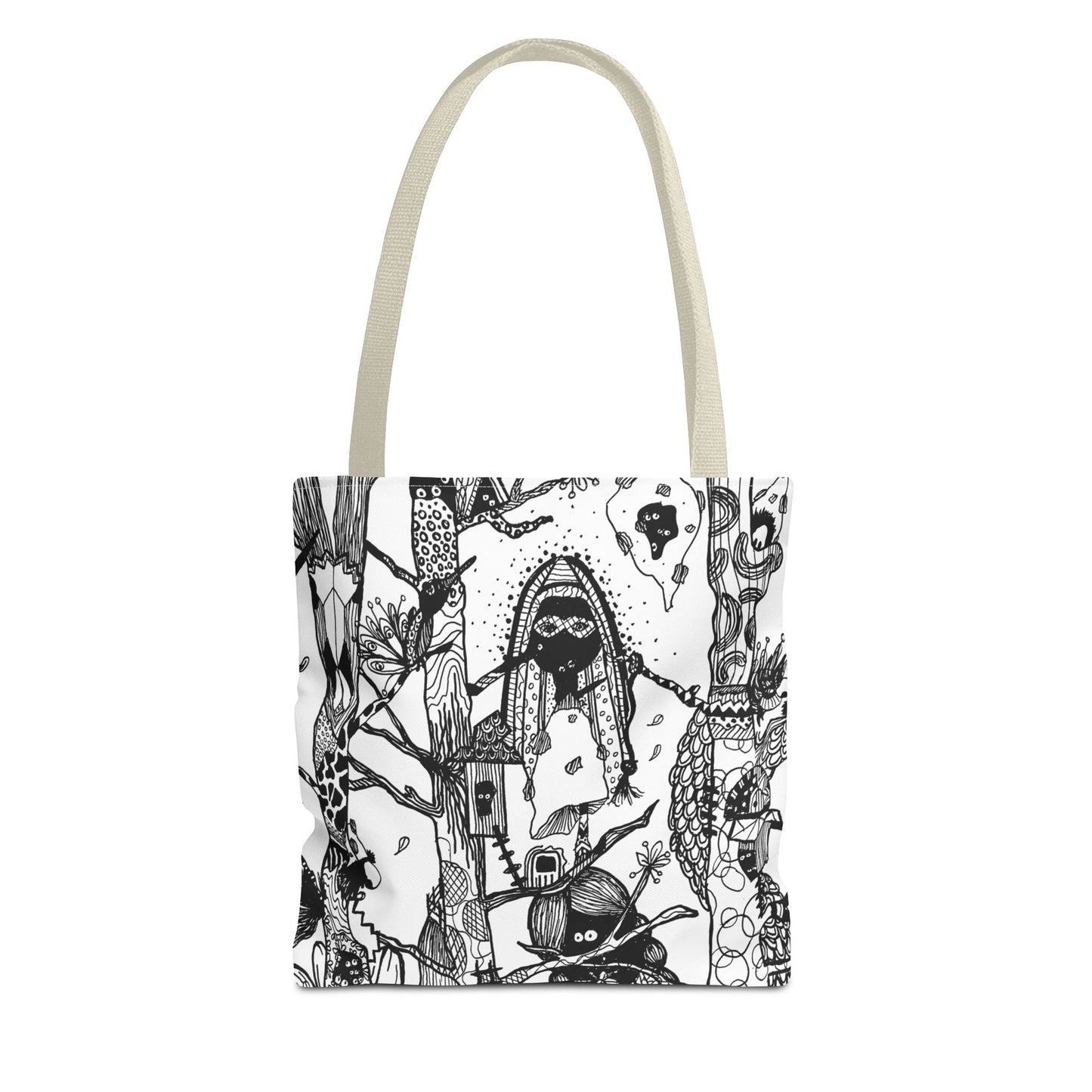 Tote bag Stoffen draagtas Unieke Illustratie