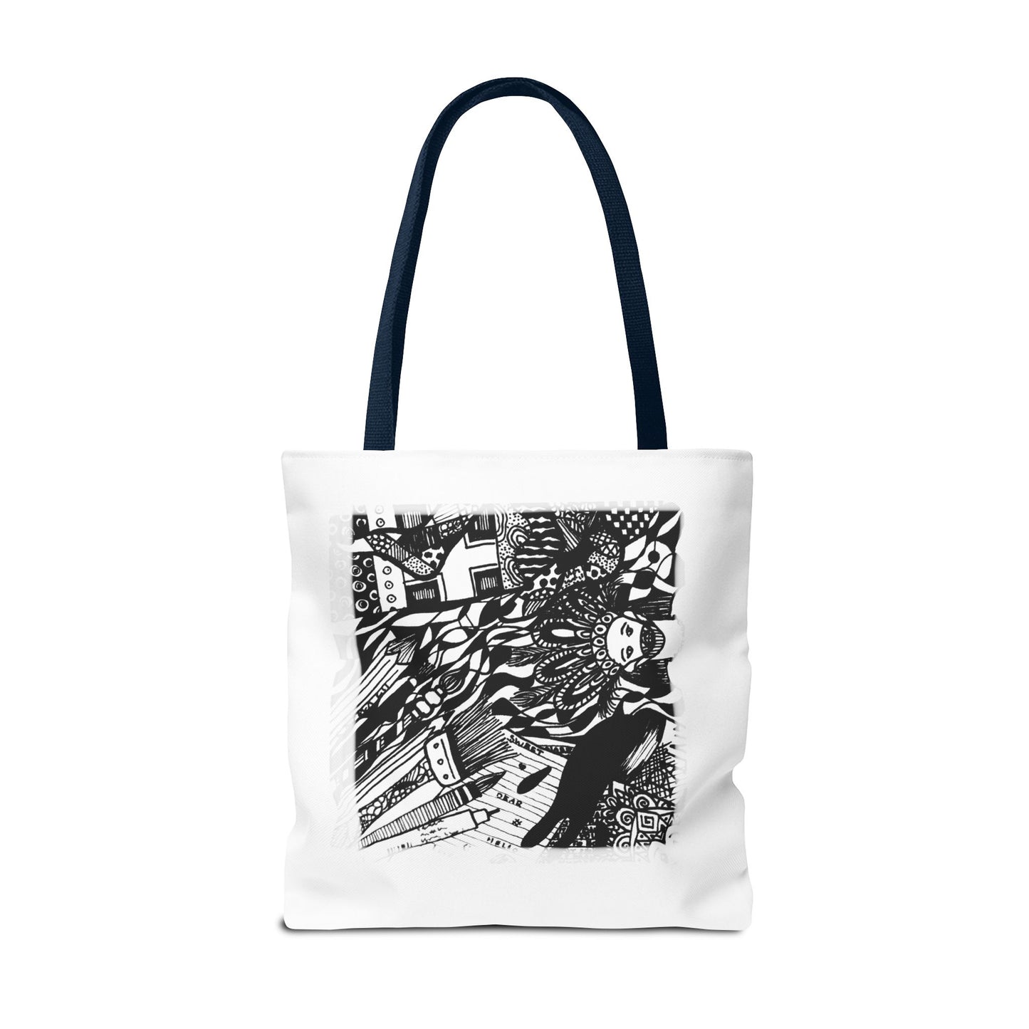 Tote bag Stoffen draagtas met creatieve opdruk