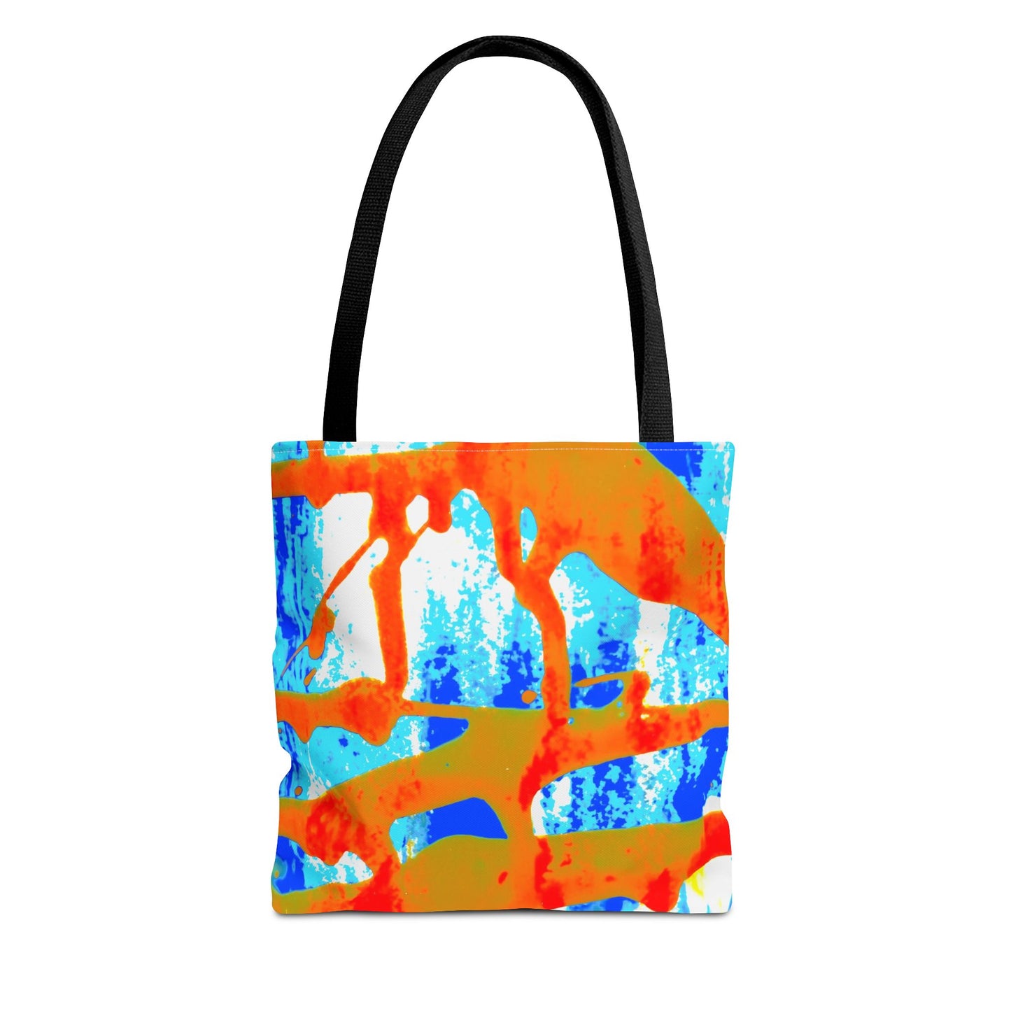 Tote bag Stoffen draagtas Blue Orange