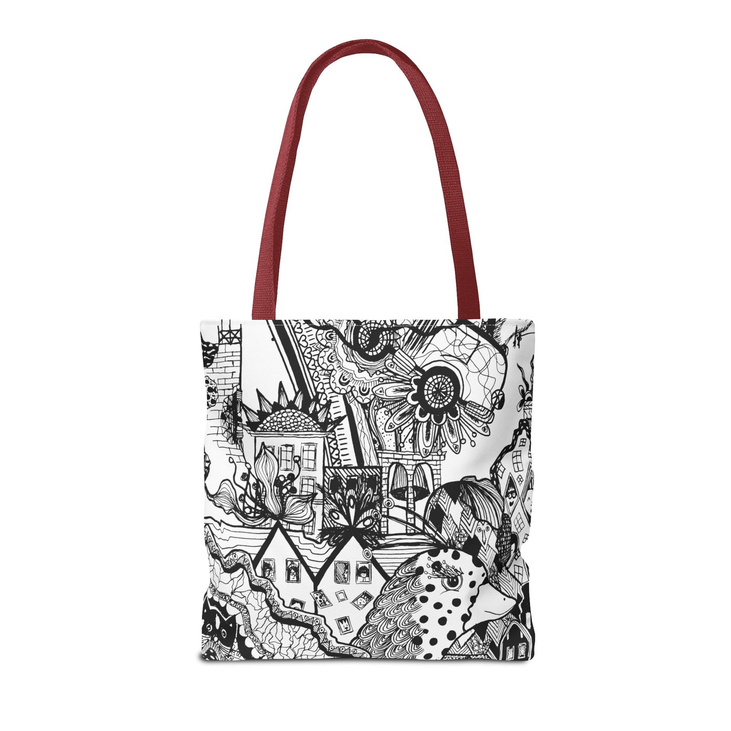 Tote bag Stoffen draagtas met Uniek ontwerp