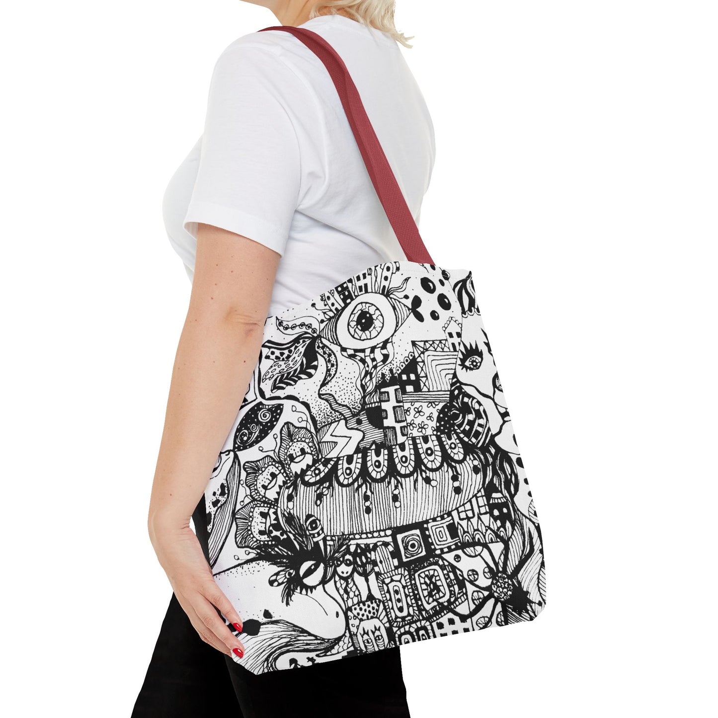Tote bag Stoffen draagtas Fisch