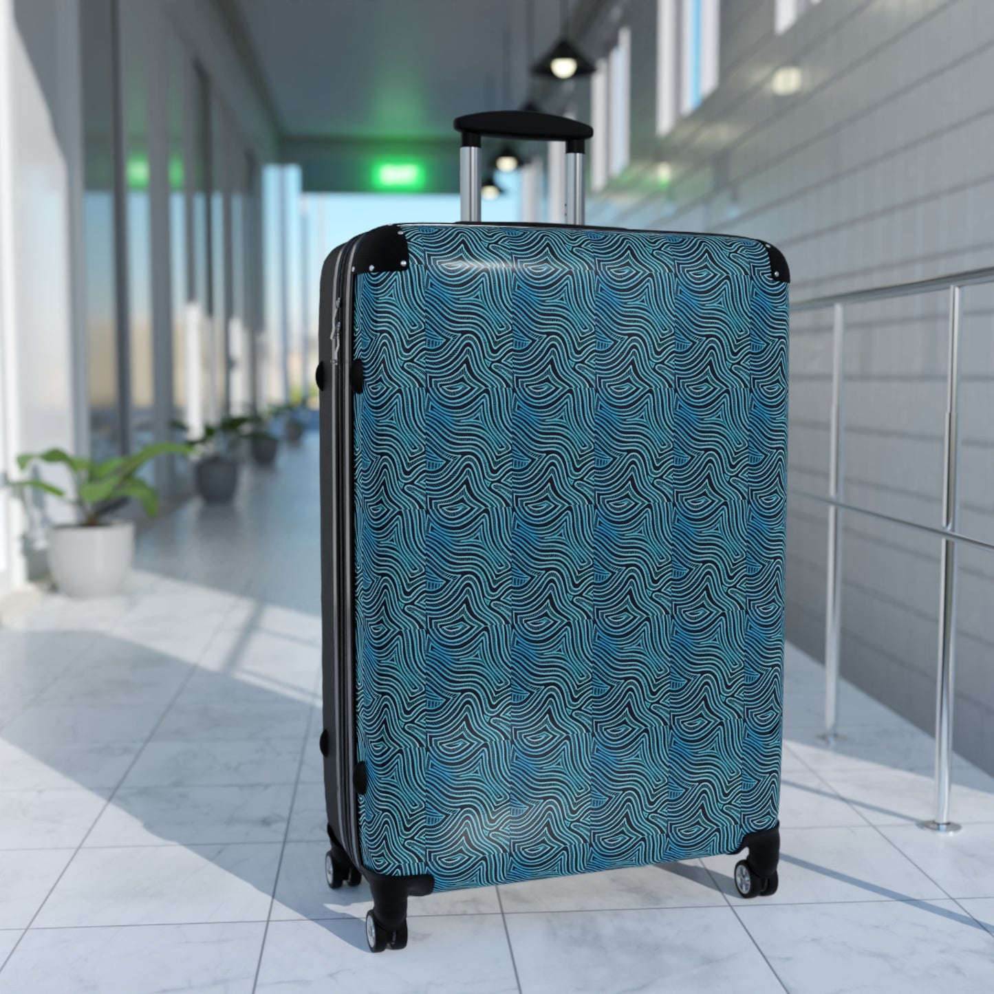 Reiskoffer met Blauw Design
