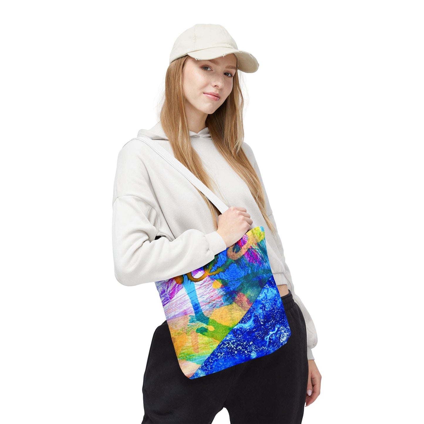 Tote bag Stoffen draagtas Colourful Ocean