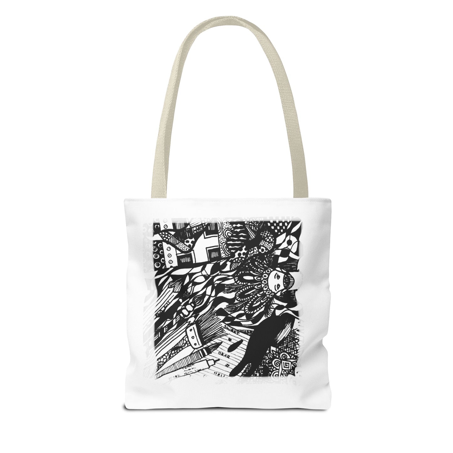 Tote bag Stoffen draagtas met creatieve opdruk