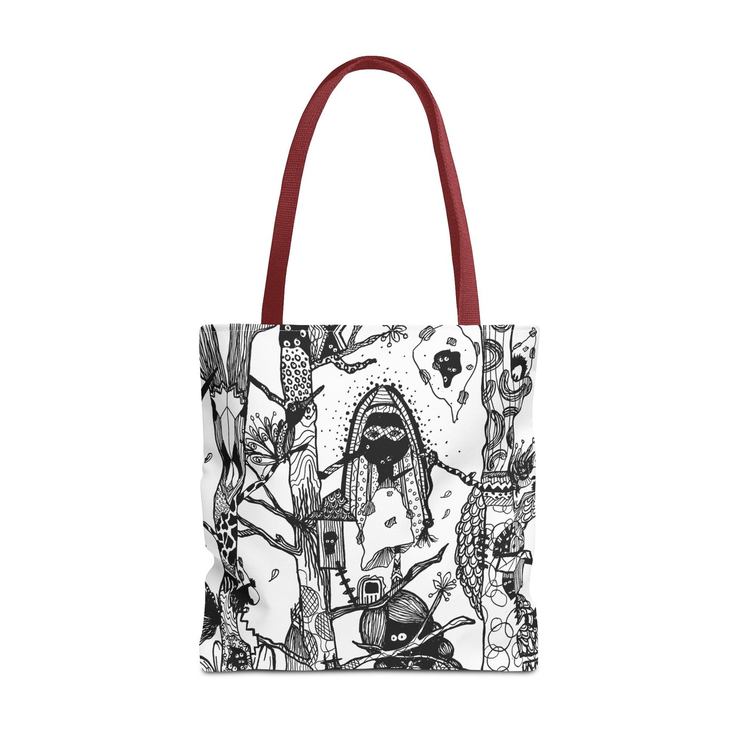 Tote bag Stoffen draagtas Unieke Illustratie