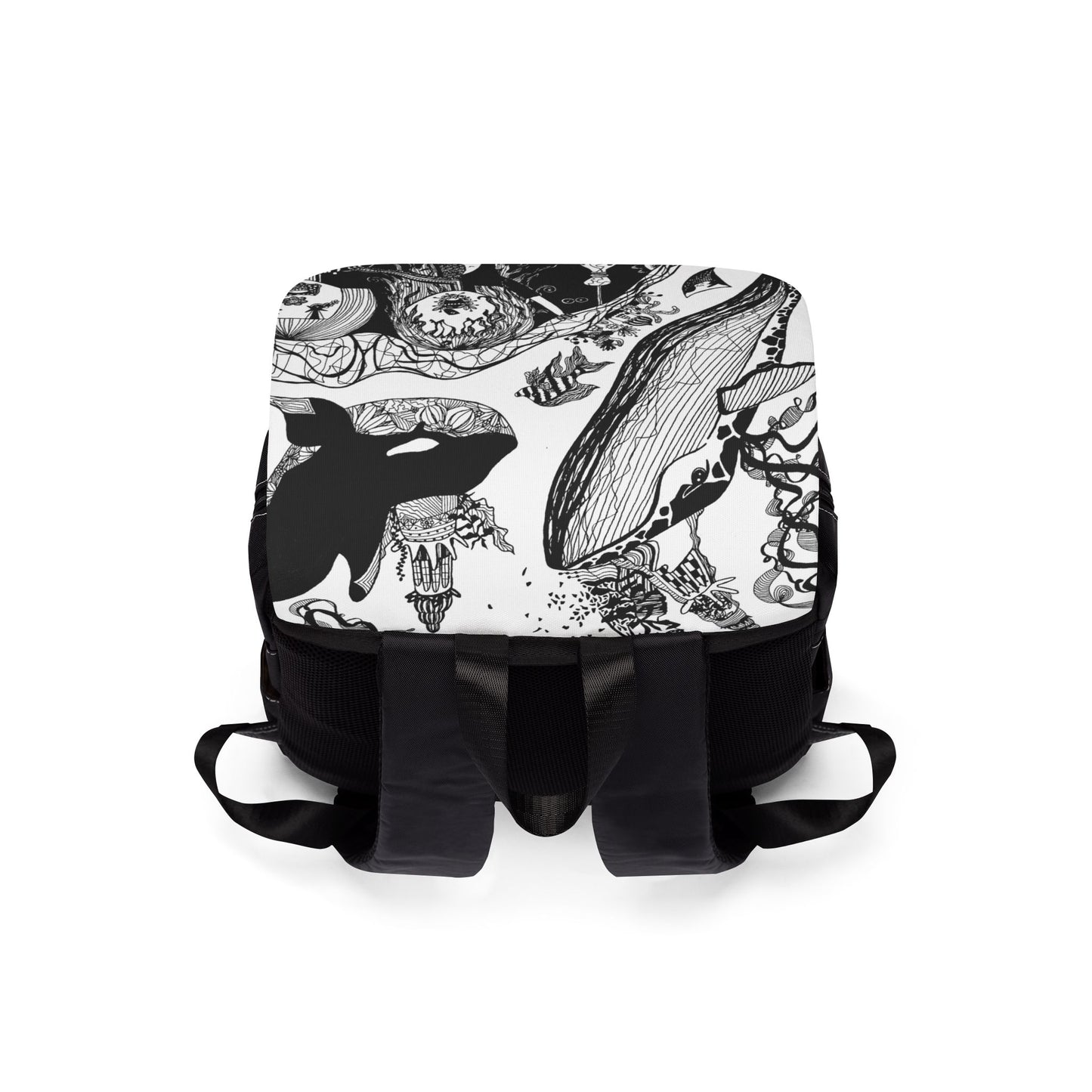 Casual rugtas met veel opbergmogelijkheden in een Uniek Design