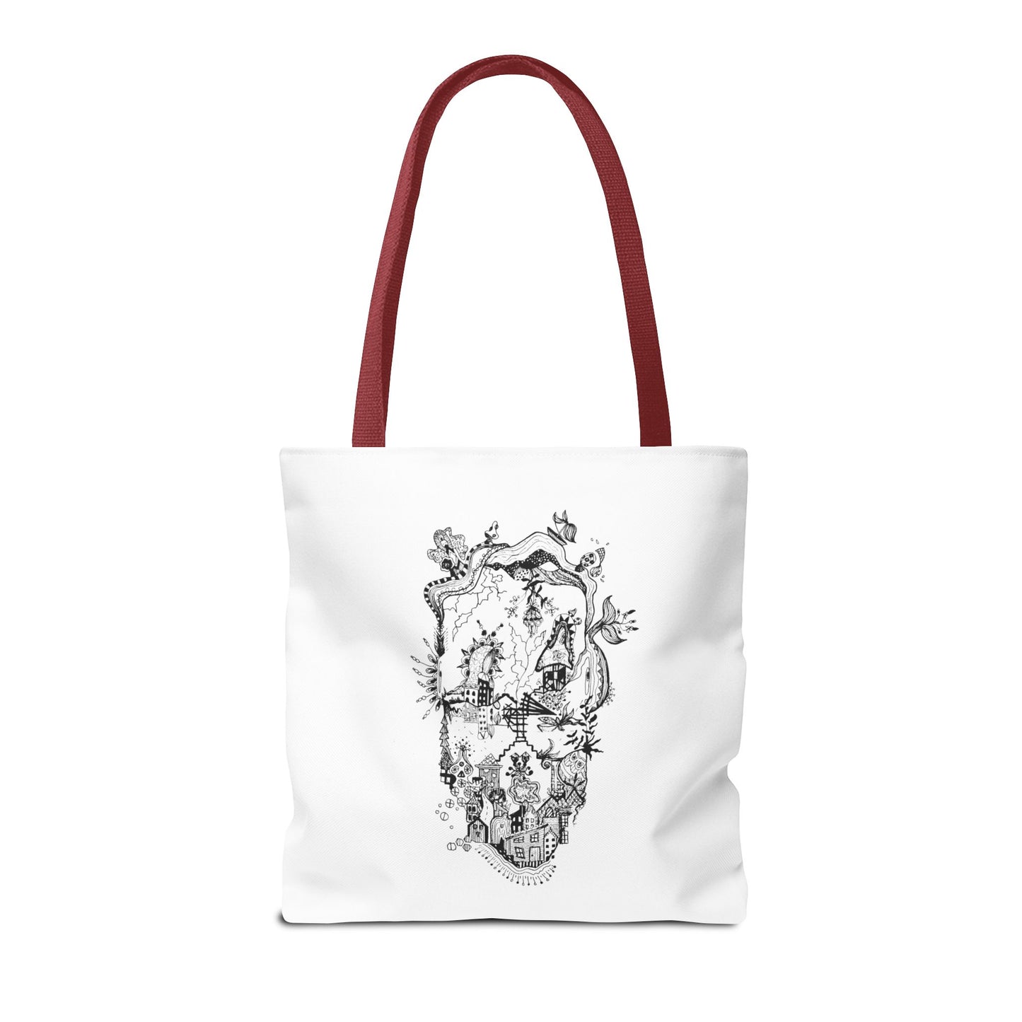 Tote bag Stoffen draagtas Man Face