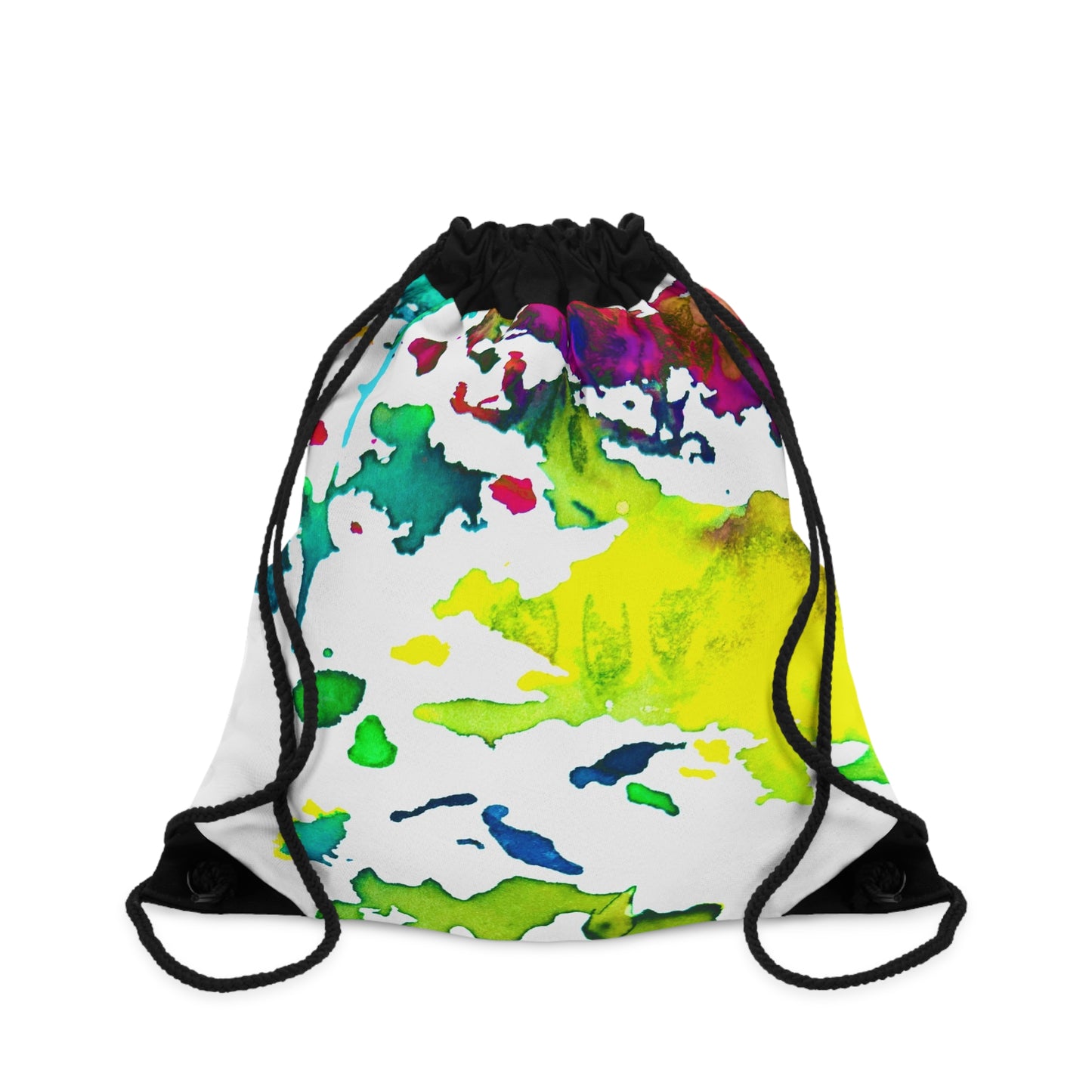 Gymtas met Trekkoord met Waterverf Design