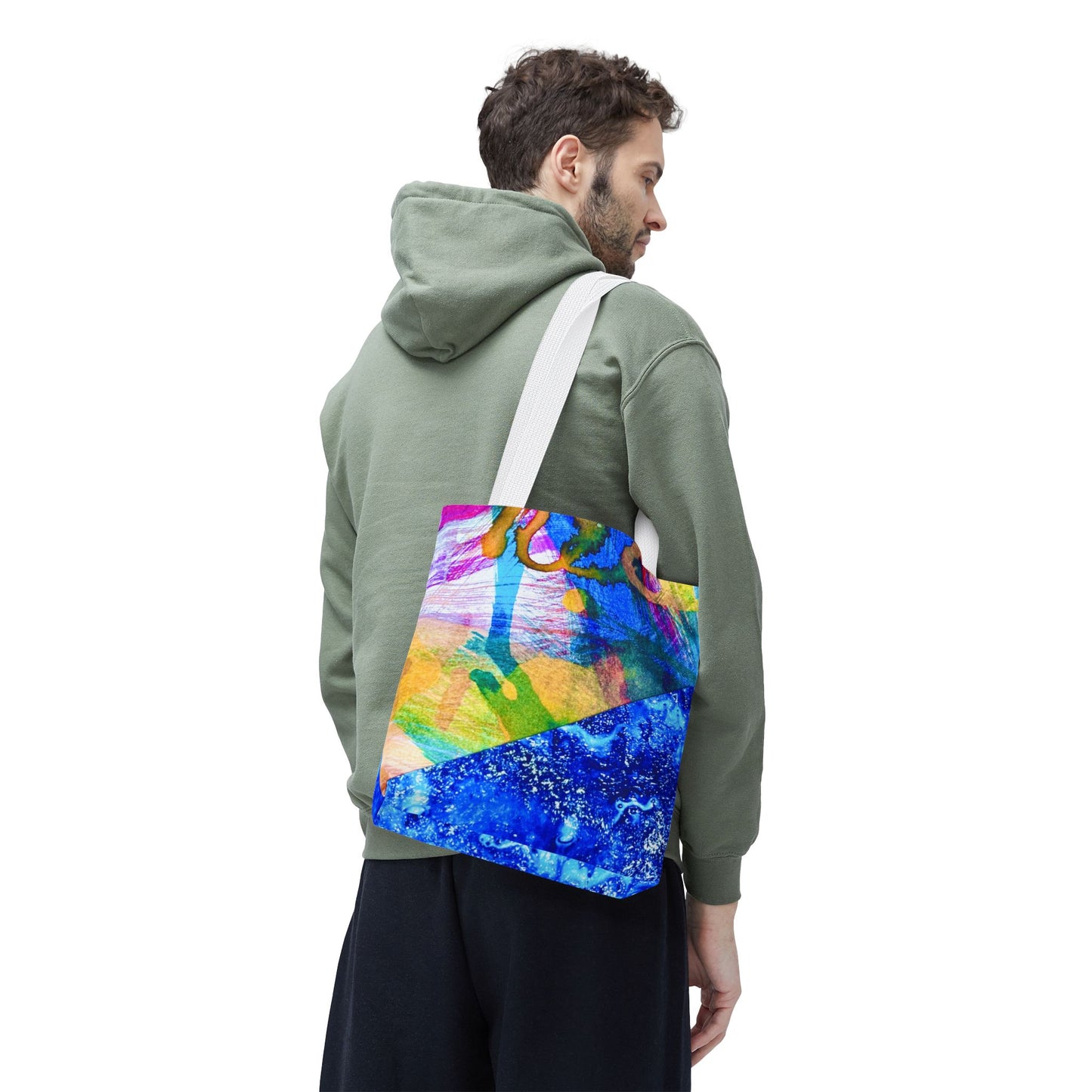 Tote bag Stoffen draagtas Colourful Ocean