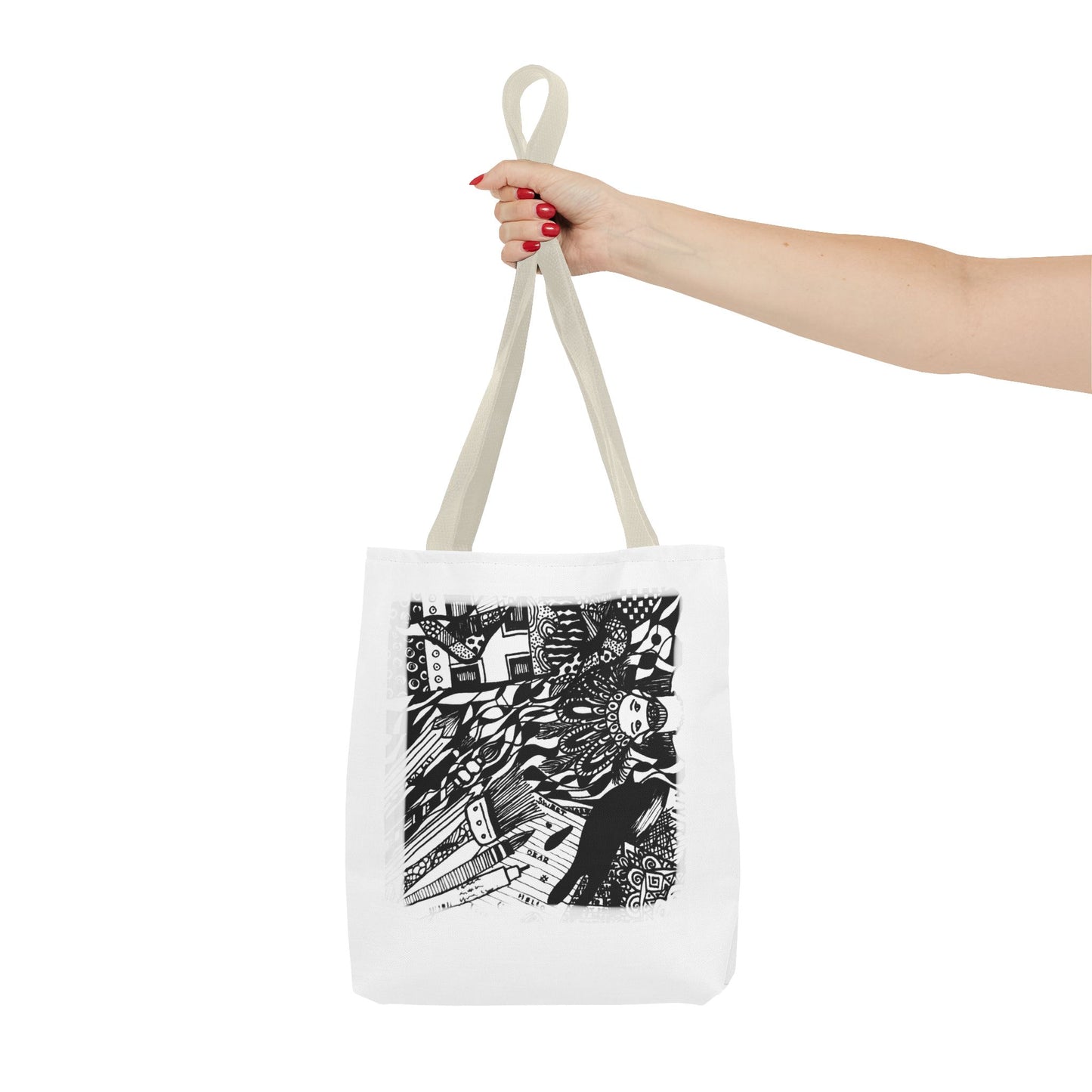 Tote bag Stoffen draagtas met creatieve opdruk