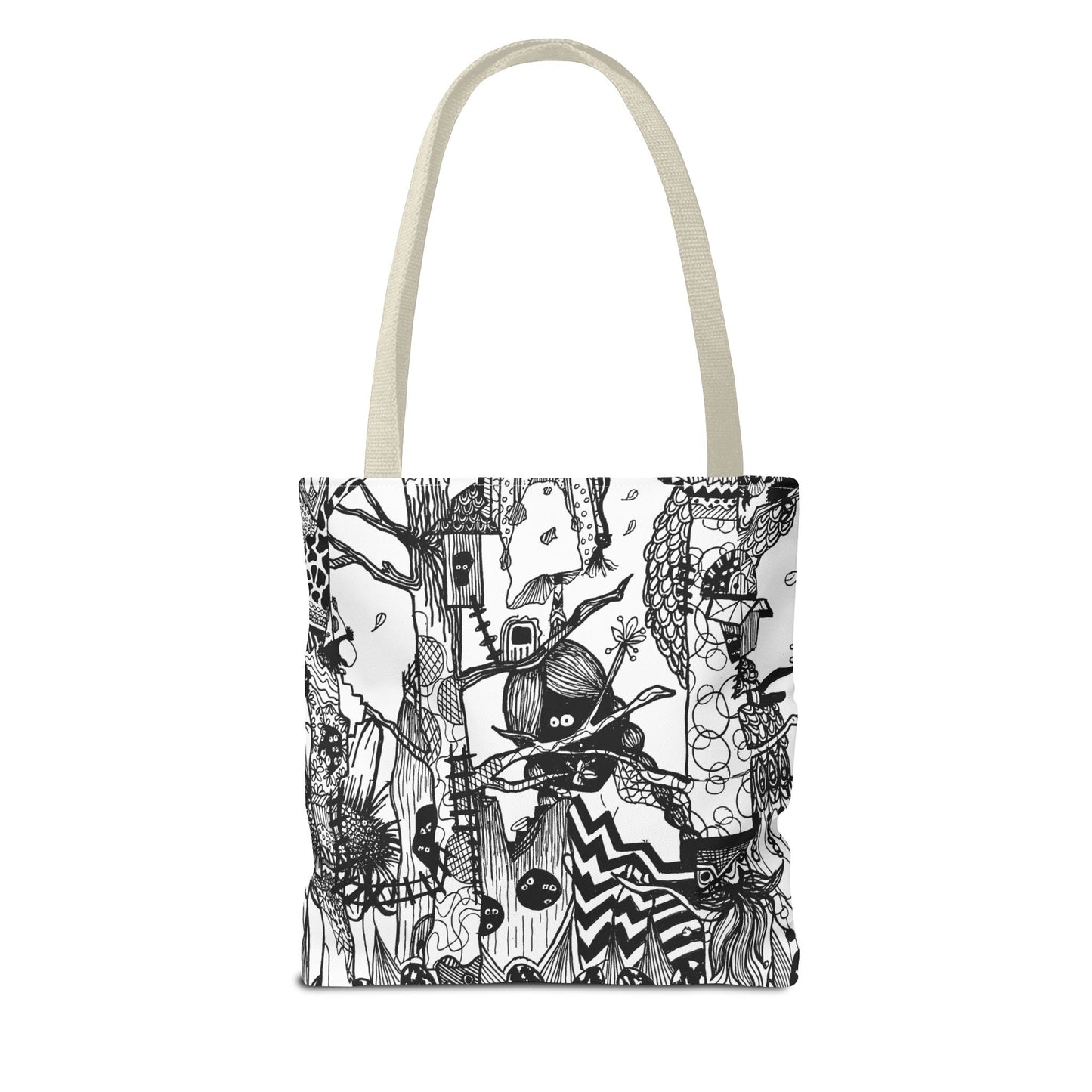 Tote bag Stoffen draagtas Unieke Illustratie