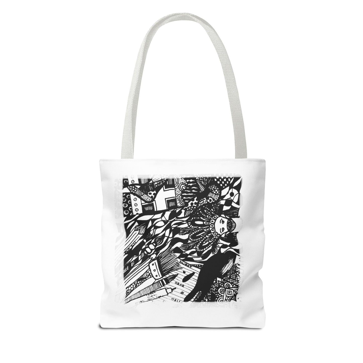 Tote bag Stoffen draagtas met creatieve opdruk