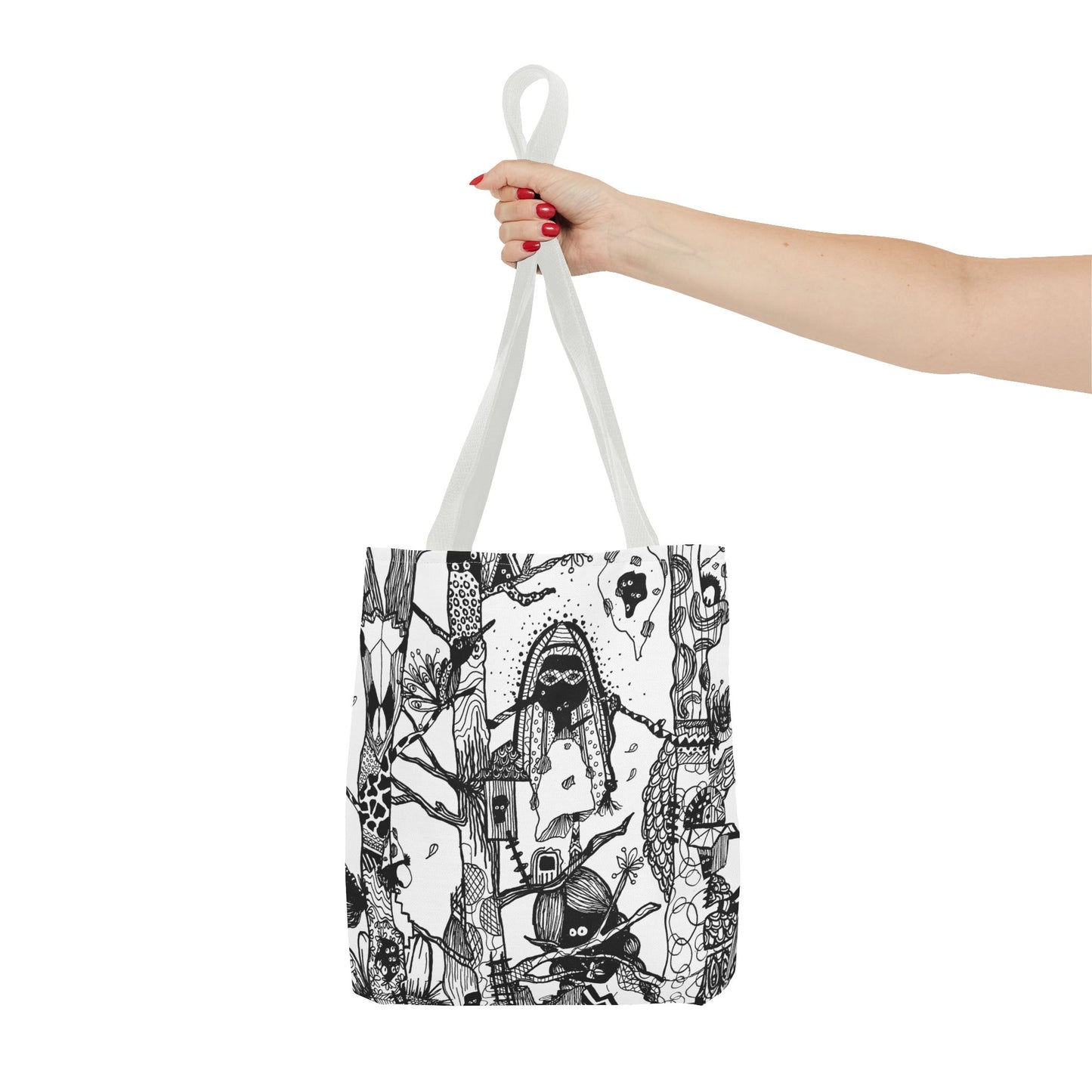 Tote bag Stoffen draagtas Unieke Illustratie