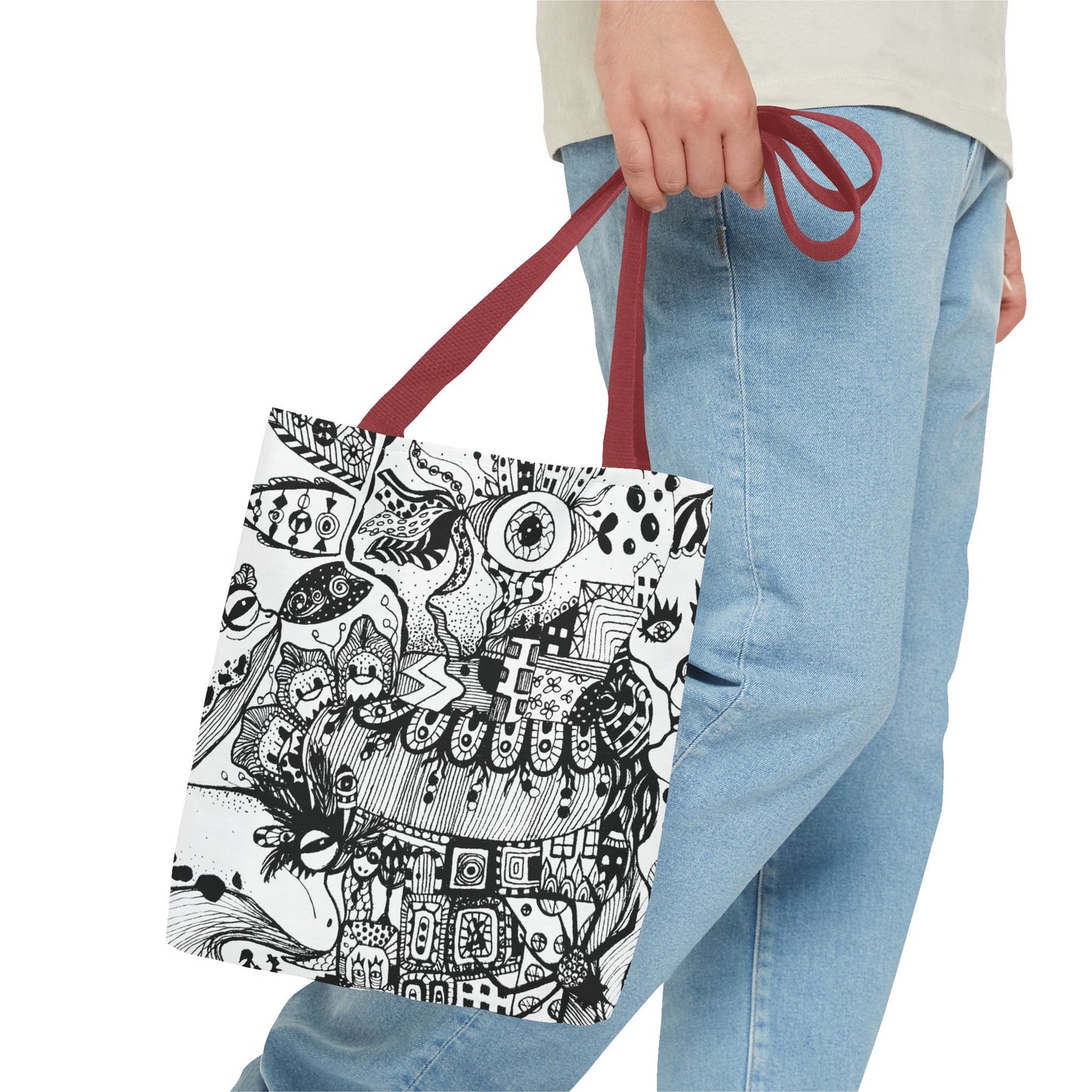 Tote bag Stoffen draagtas Fisch