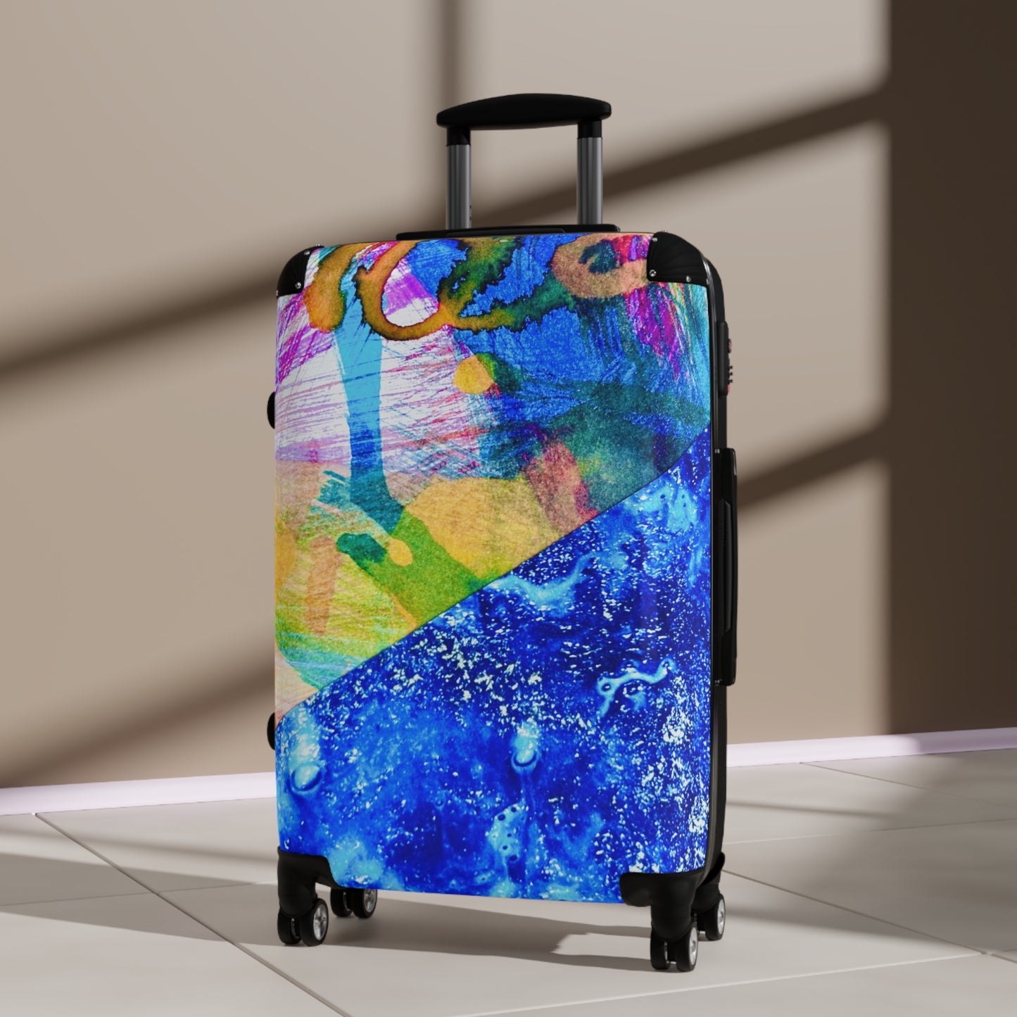 Reiskoffer met uniek Multicolor Design