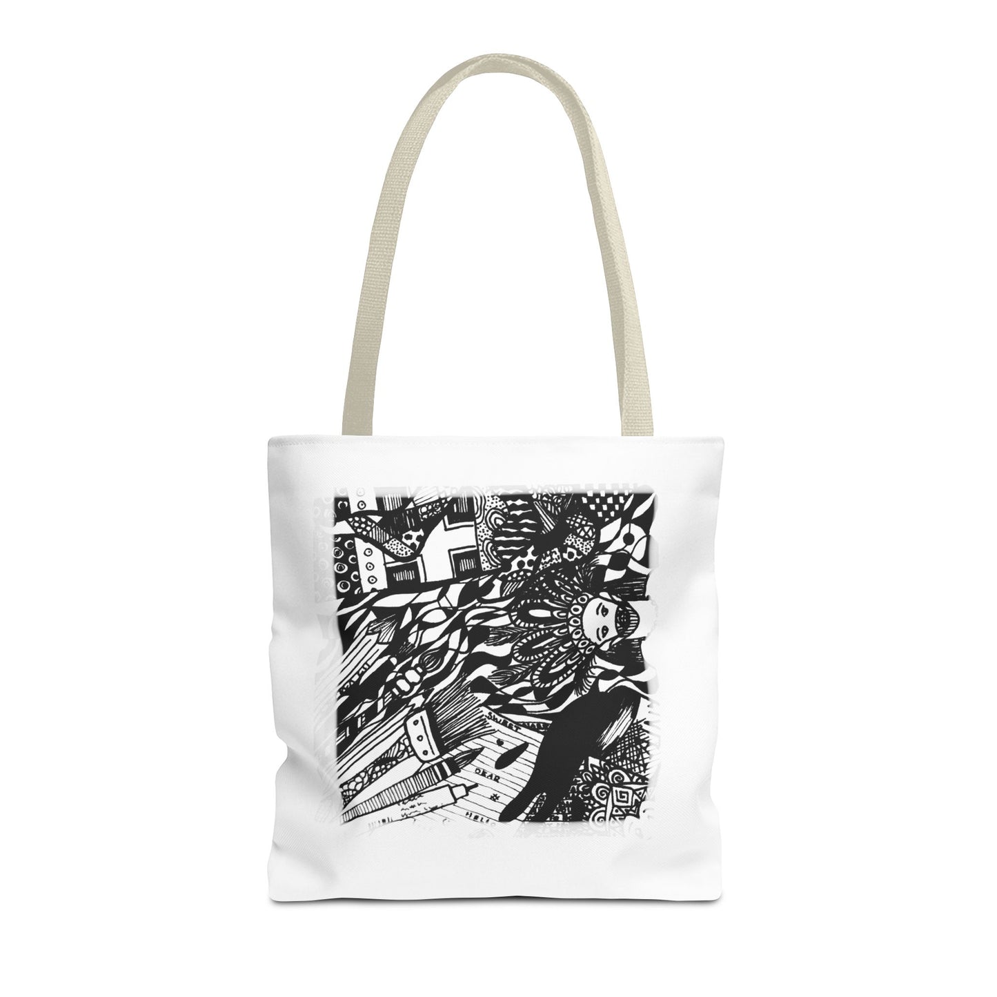 Tote bag Stoffen draagtas met creatieve opdruk