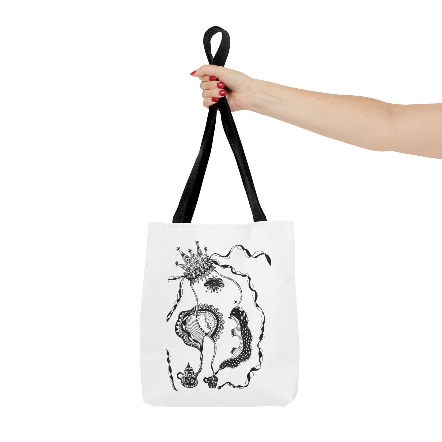 Tote bag stoffen draagtas met Unieke illustratie