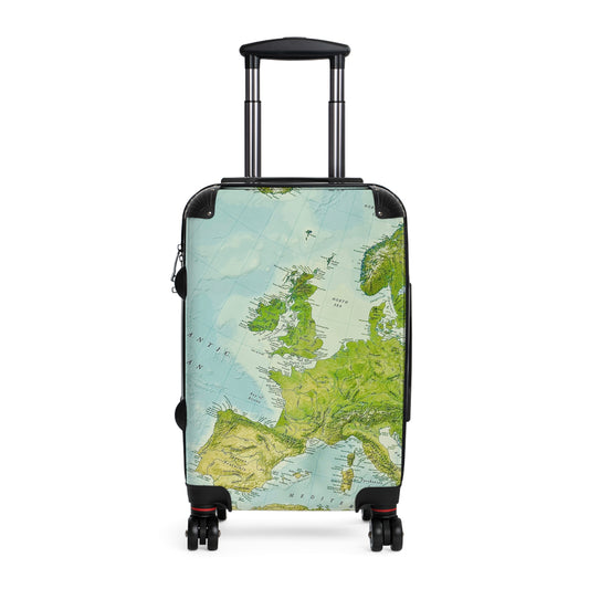 Reiskoffer met wereldkaart Design
