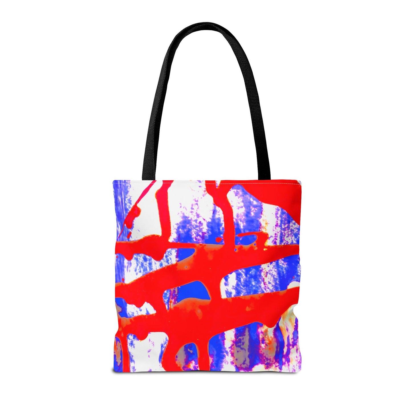 Tote bag Stoffen Draagtas Blue Red