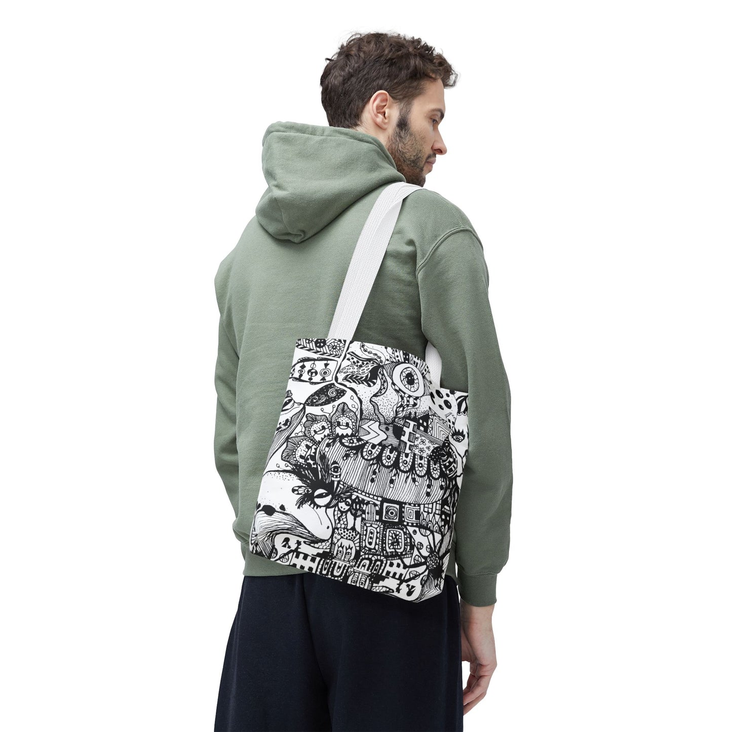 Tote bag Stoffen draagtas Fisch