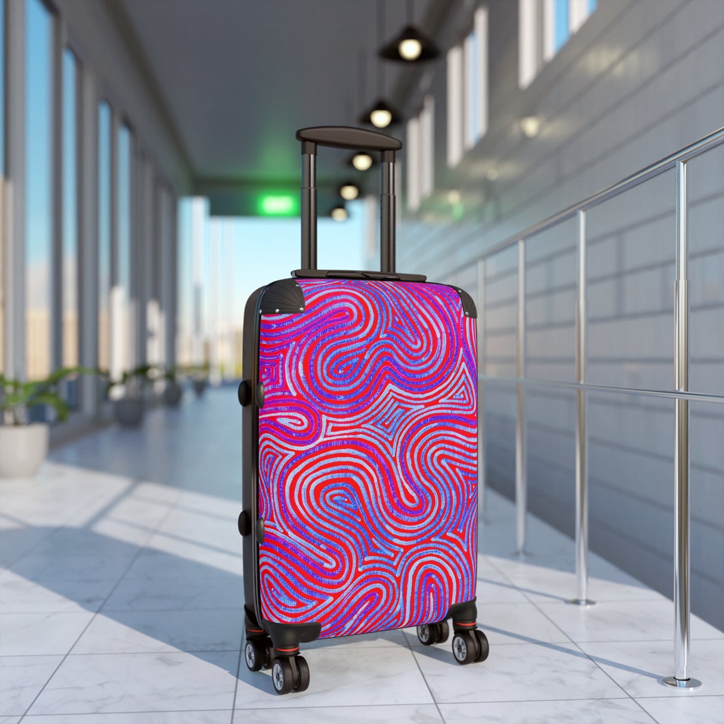 Reiskoffer met Paar roze Design