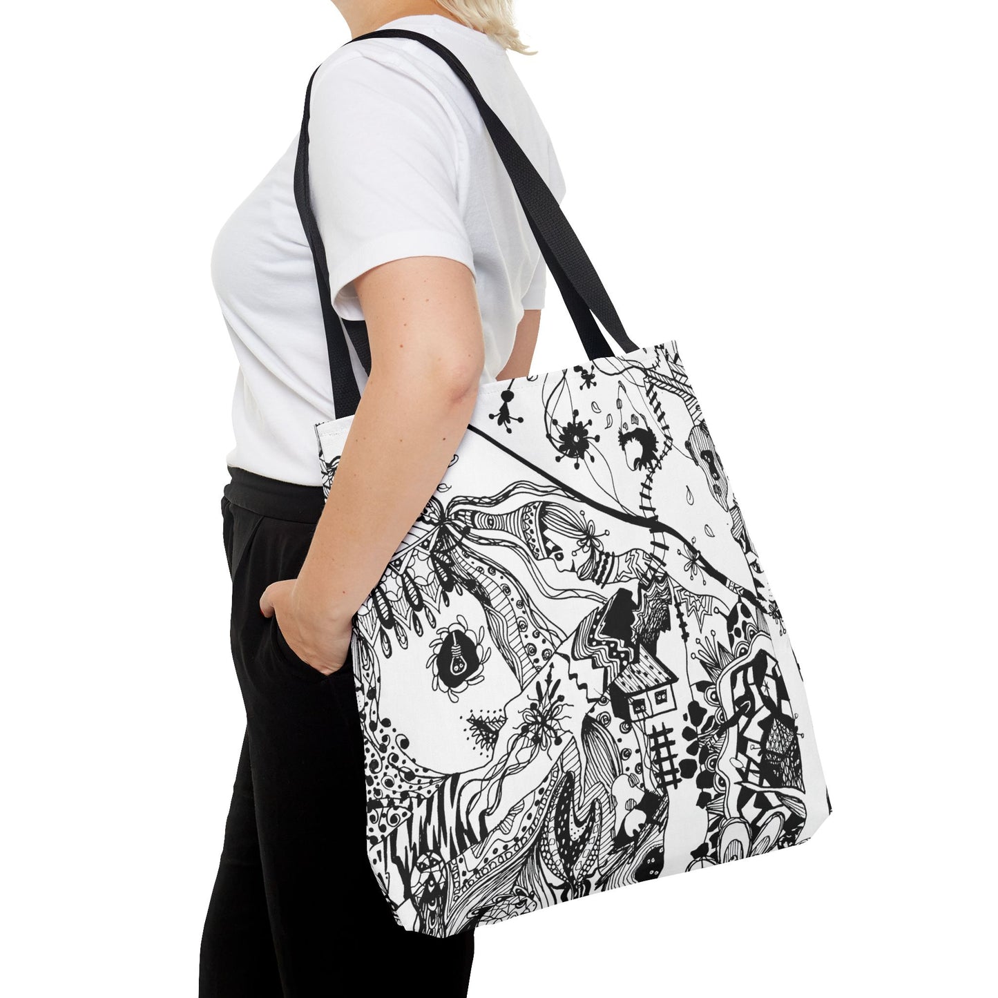 Tote bag Stoffen draagtas met Uniek Design
