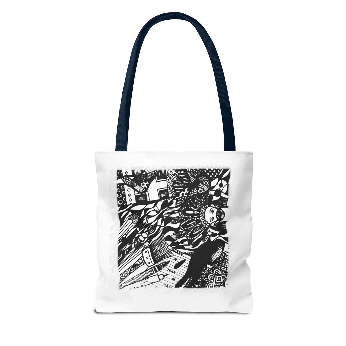 Tote bag Stoffen draagtas met creatieve opdruk