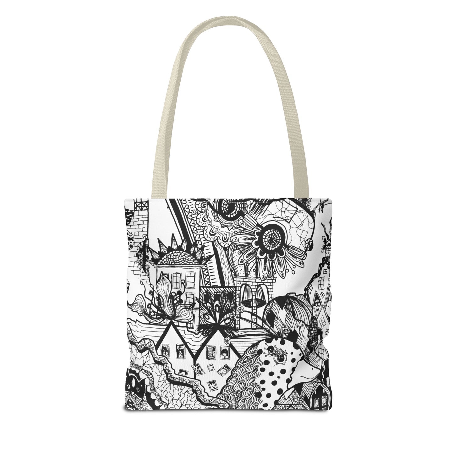 Tote bag Stoffen draagtas met Uniek ontwerp