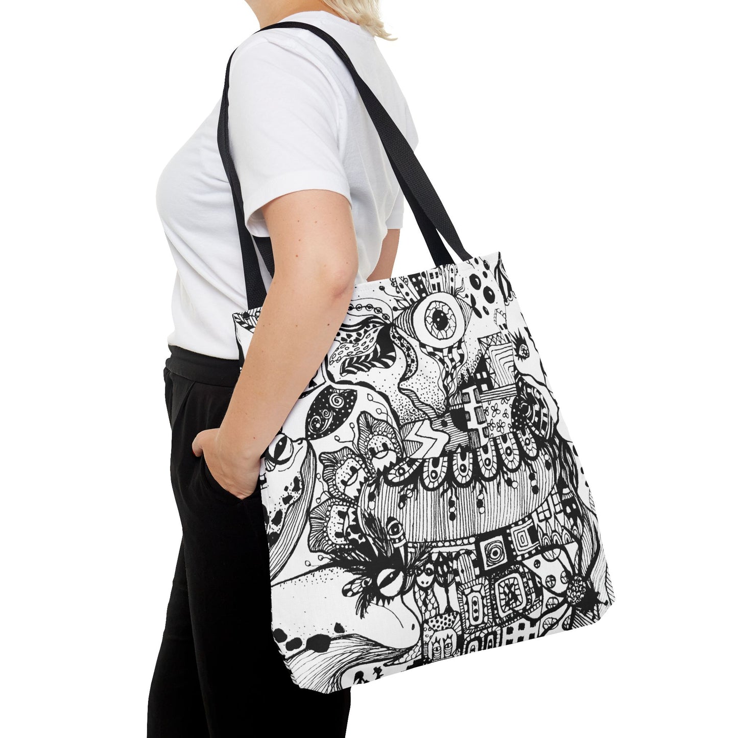 Tote bag Stoffen draagtas Fisch