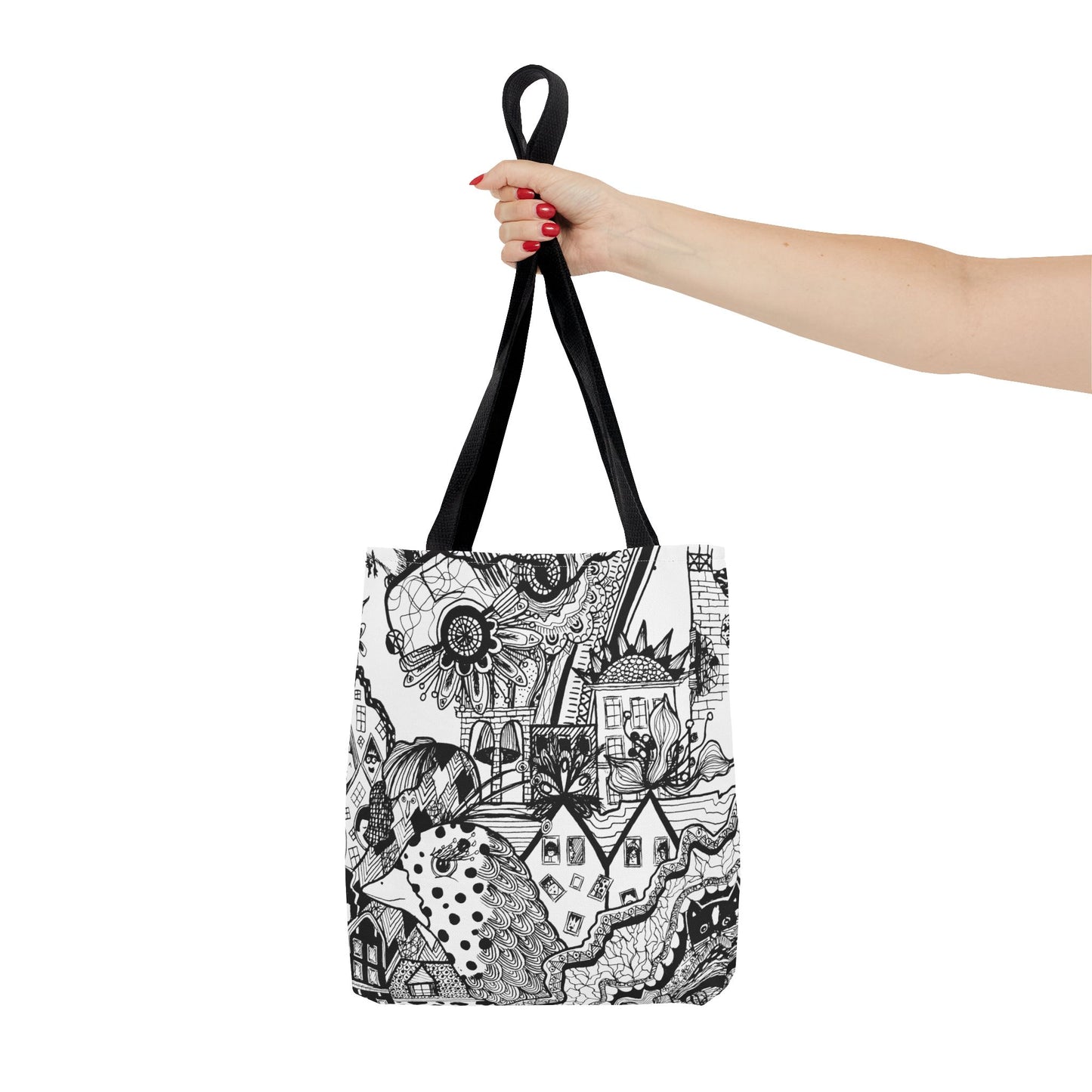 Tote bag Stoffen draagtas met Uniek ontwerp