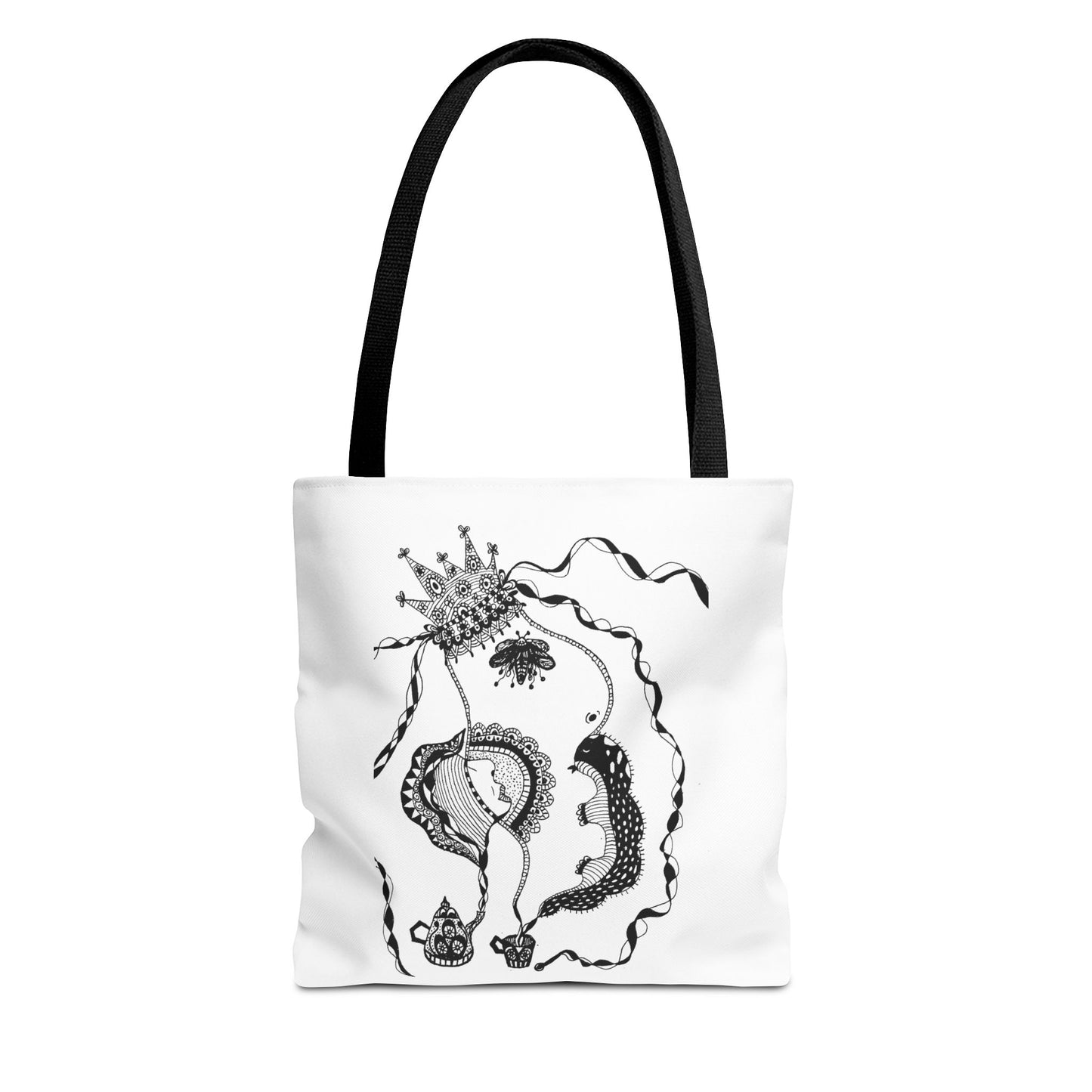 Tote bag stoffen draagtas met Unieke illustratie