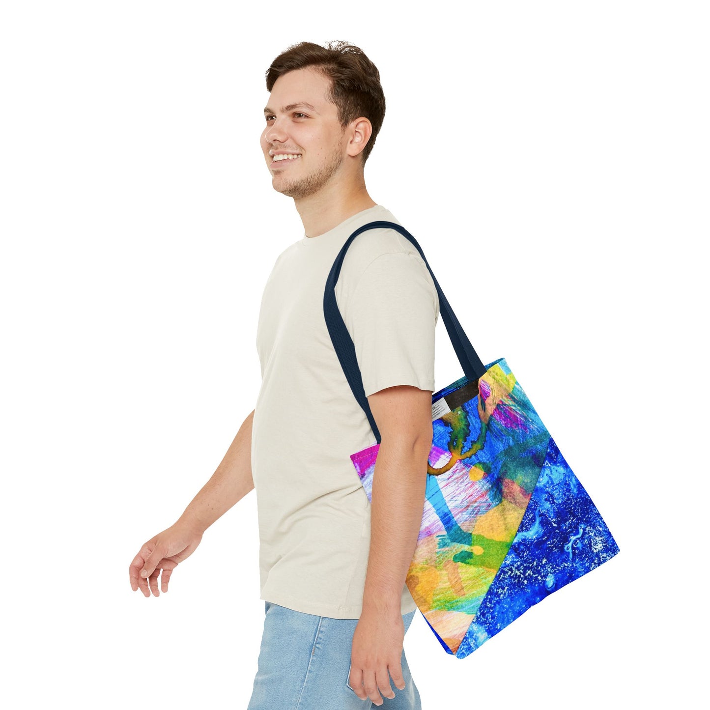 Tote bag Stoffen draagtas Colourful Ocean