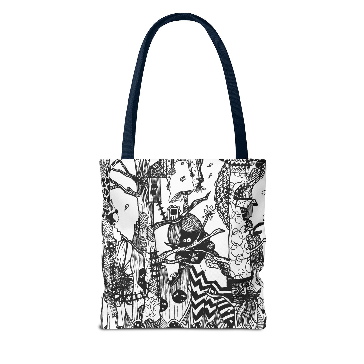 Tote bag Stoffen draagtas Unieke Illustratie