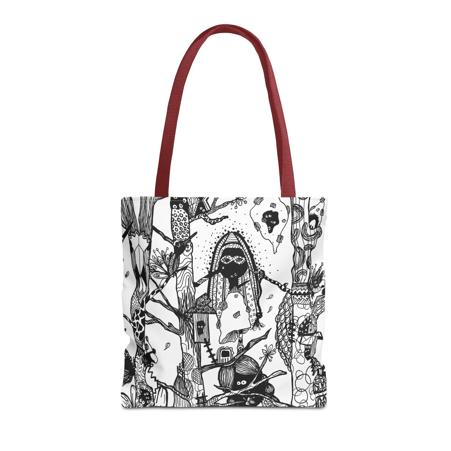 Tote bag Stoffen draagtas Unieke Illustratie