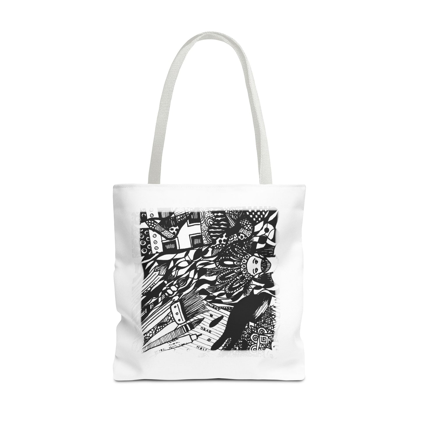 Tote bag Stoffen draagtas met creatieve opdruk