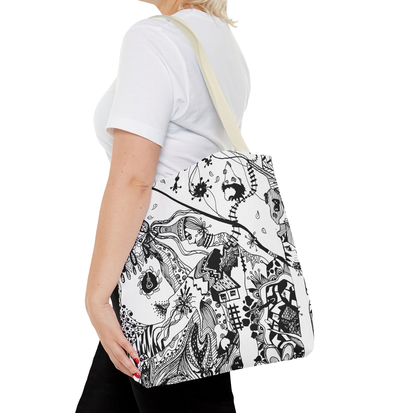 Tote bag Stoffen draagtas met Uniek Design