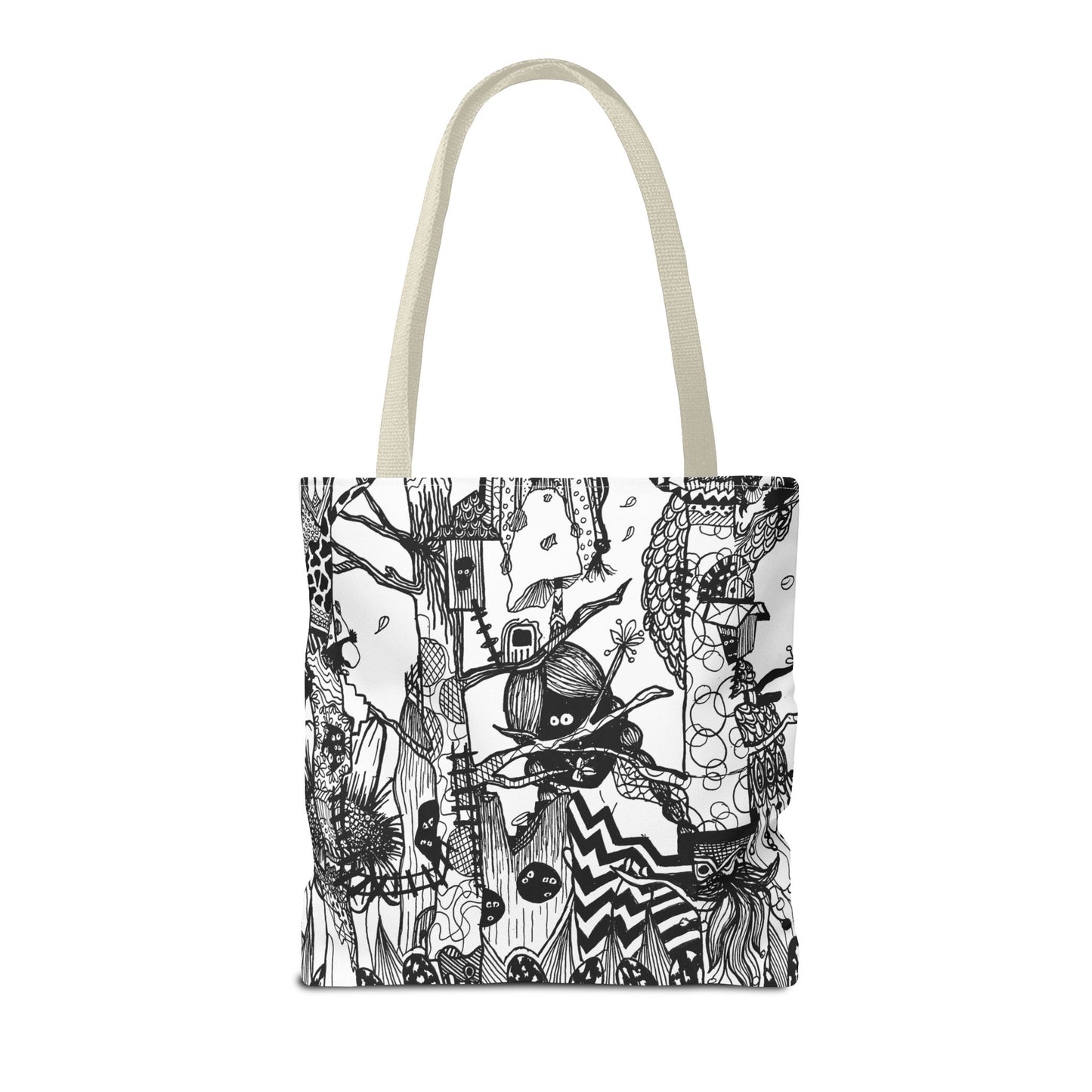 Tote bag Stoffen draagtas Unieke Illustratie