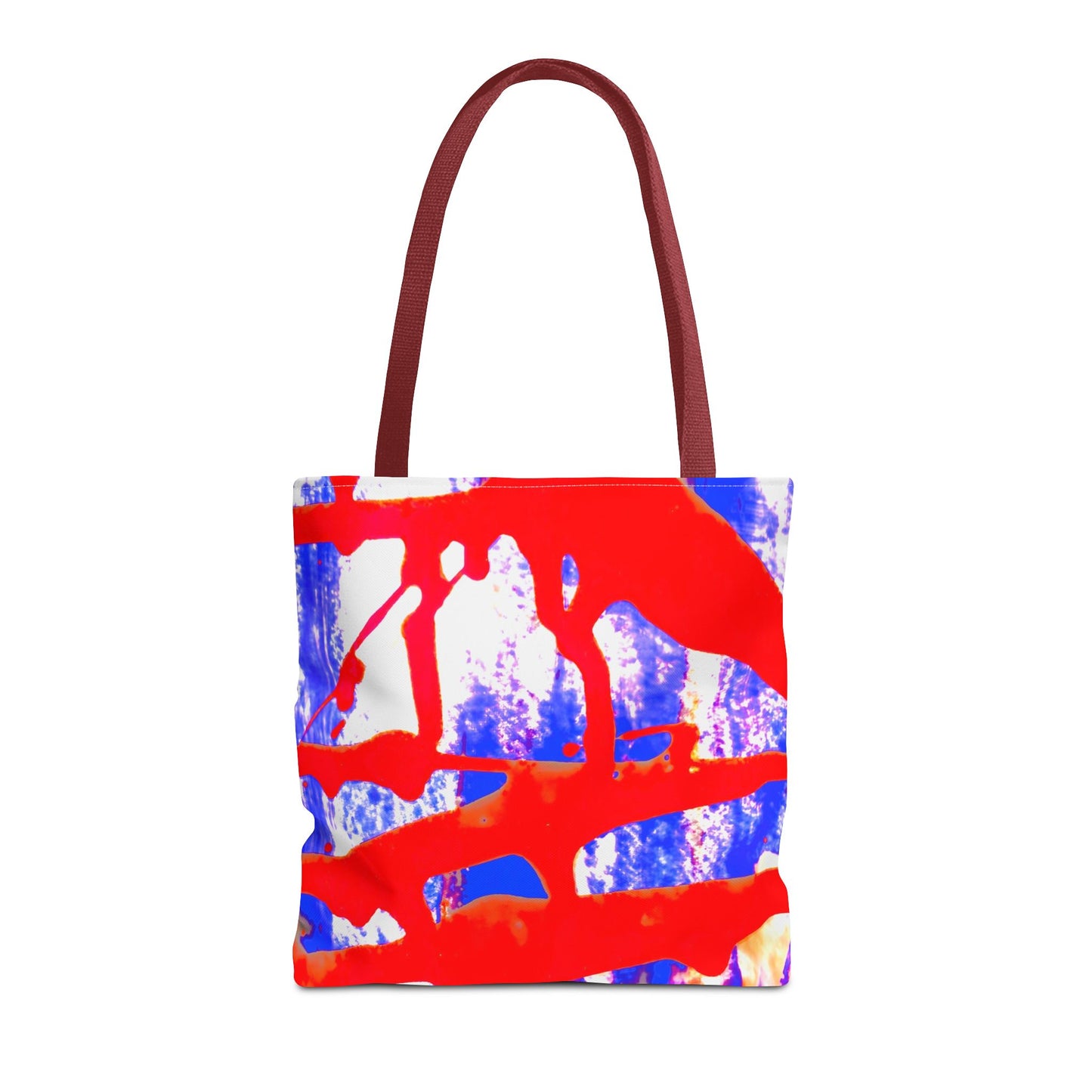 Tote bag Stoffen Draagtas Blue Red