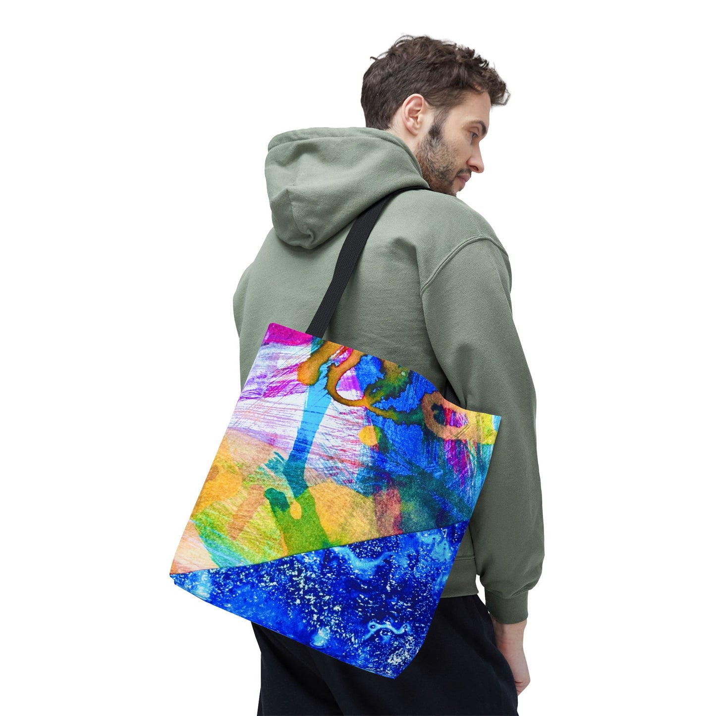 Tote bag Stoffen draagtas Colourful Ocean