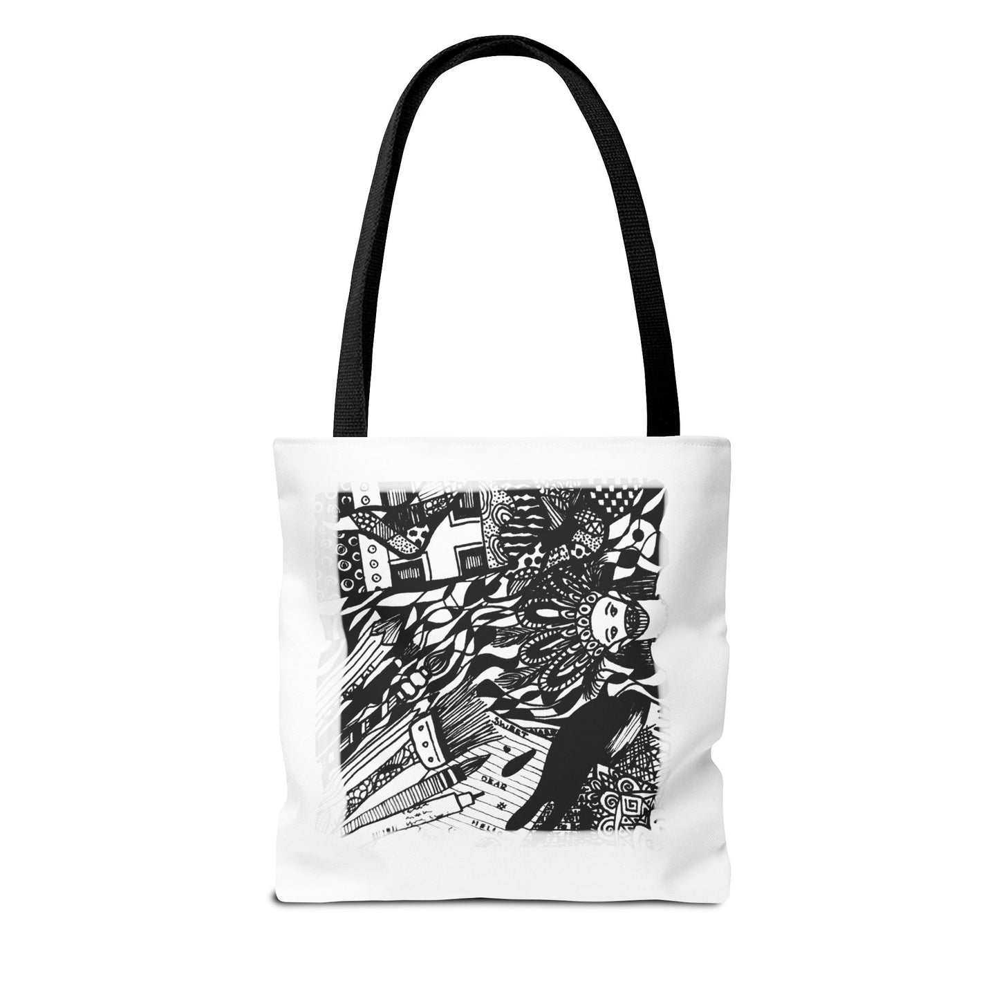 Tote bag Stoffen draagtas met creatieve opdruk