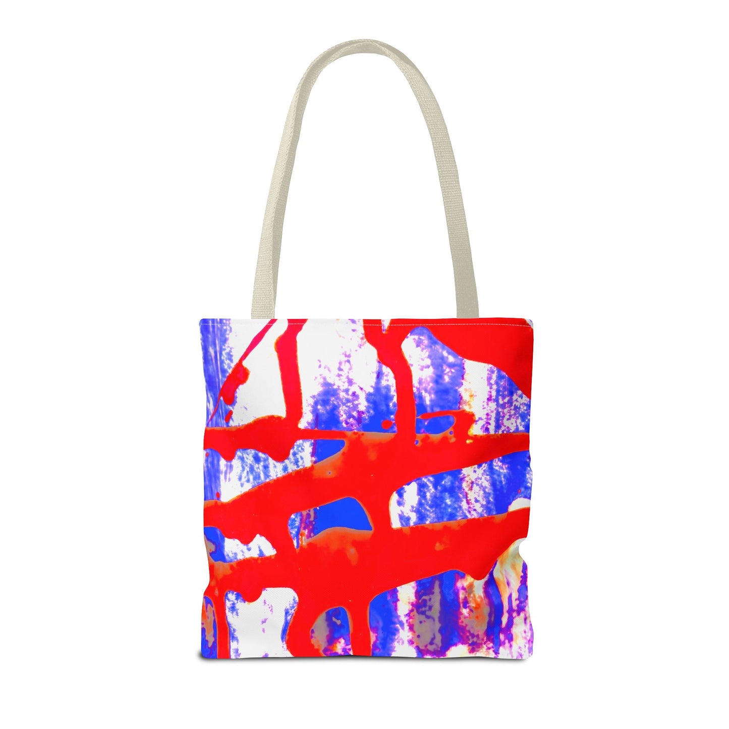 Tote bag Stoffen Draagtas Blue Red